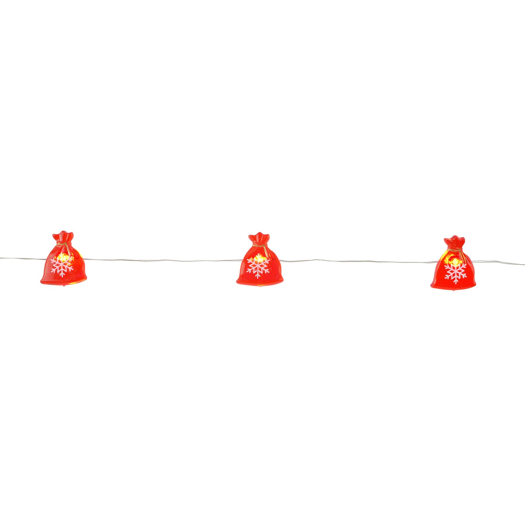6ft. Santa's Bag LED Icon String Lights by Ashland®
