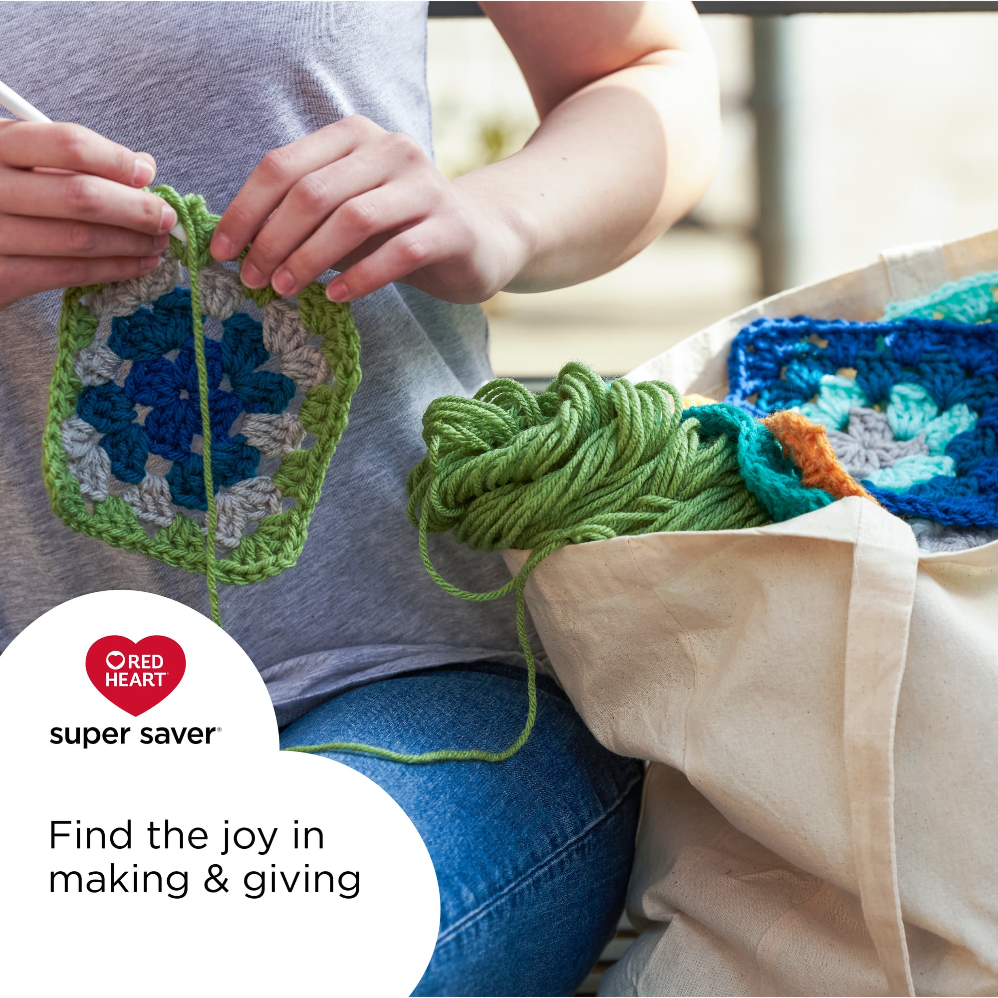 2 Pack Red Heart® Super Saver Ombre™ Yarn