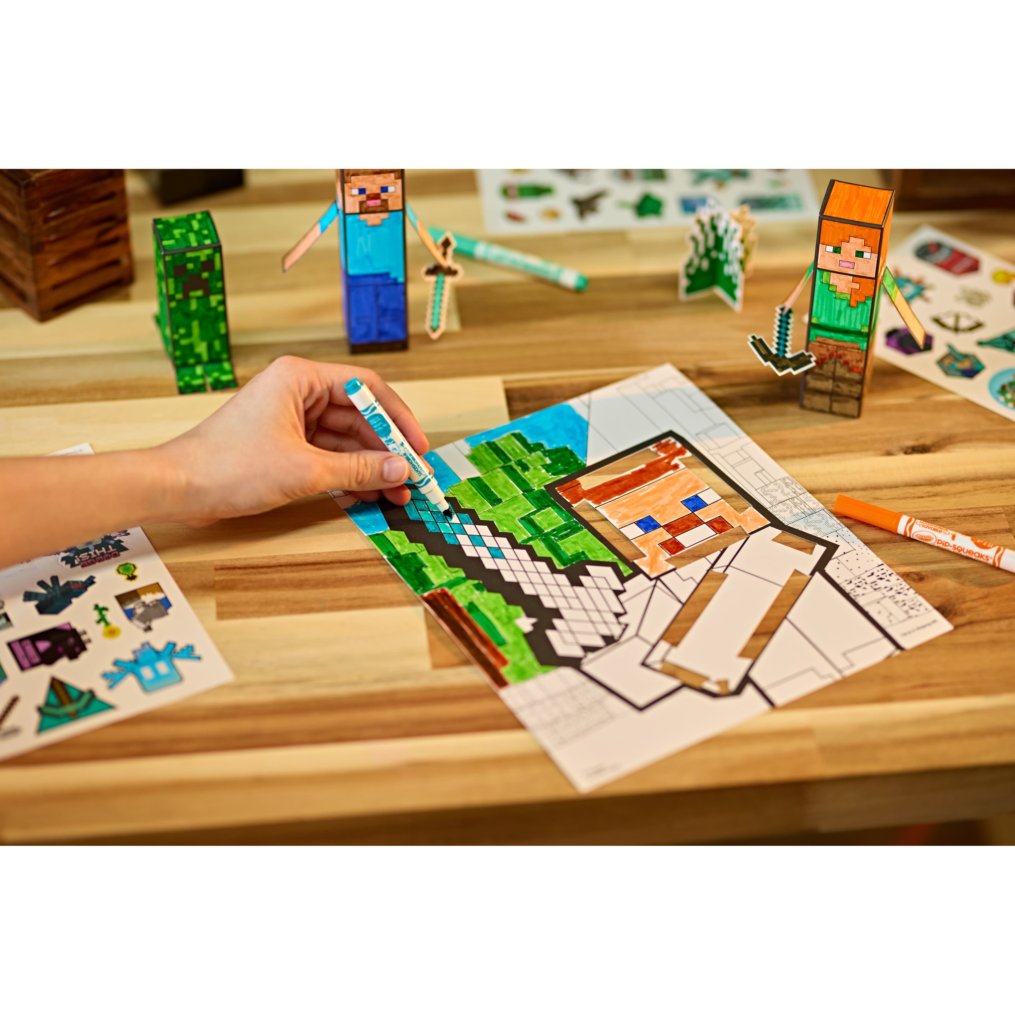 Crayola&#xAE; Minecraft Giant Coloring Pages