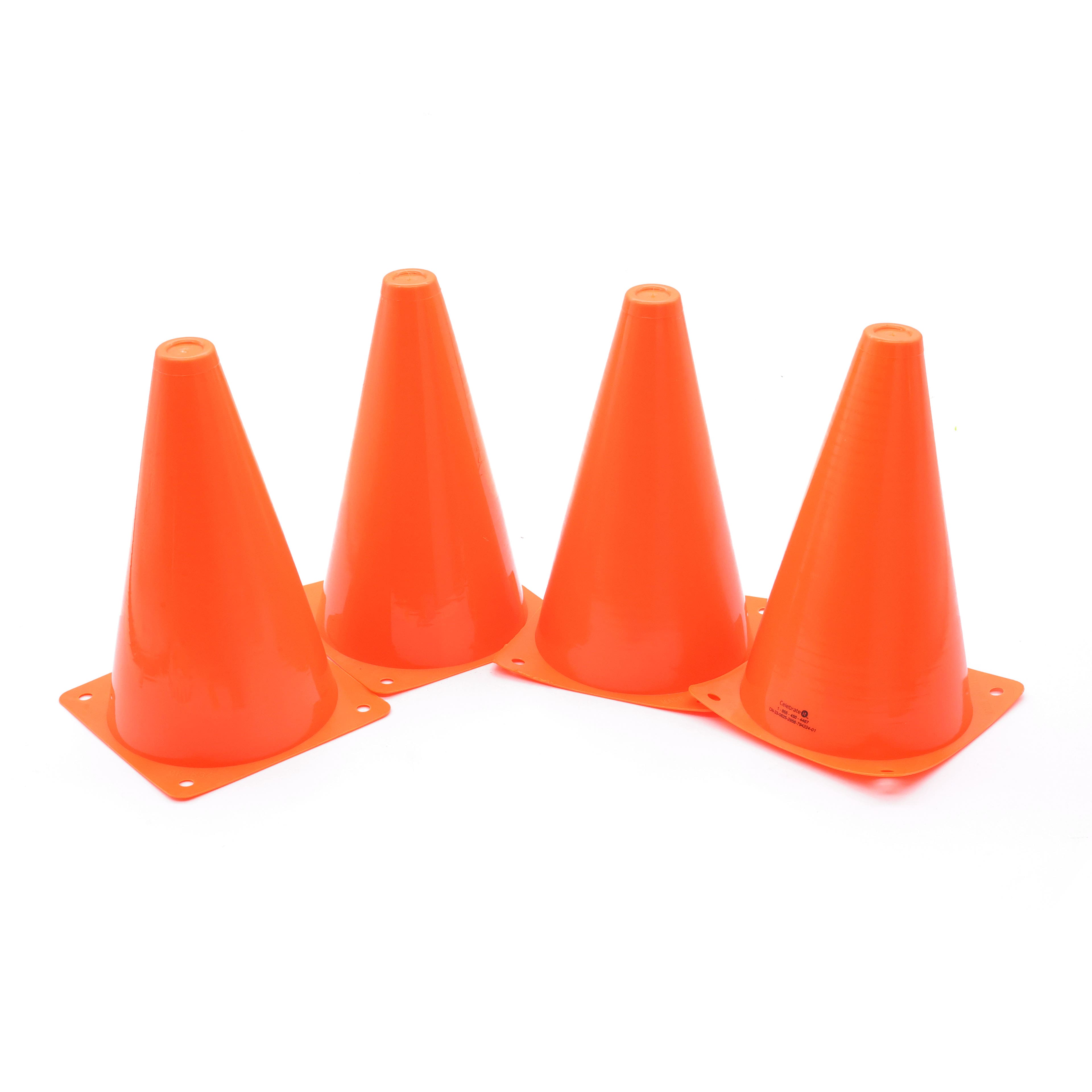 6.75&#x22; Orange Cones, 4ct. by Celebrate It&#x2122;