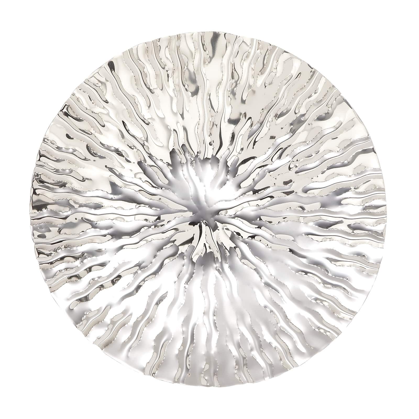 Silver Stainless Steel Glam Wall Décor Accent Set