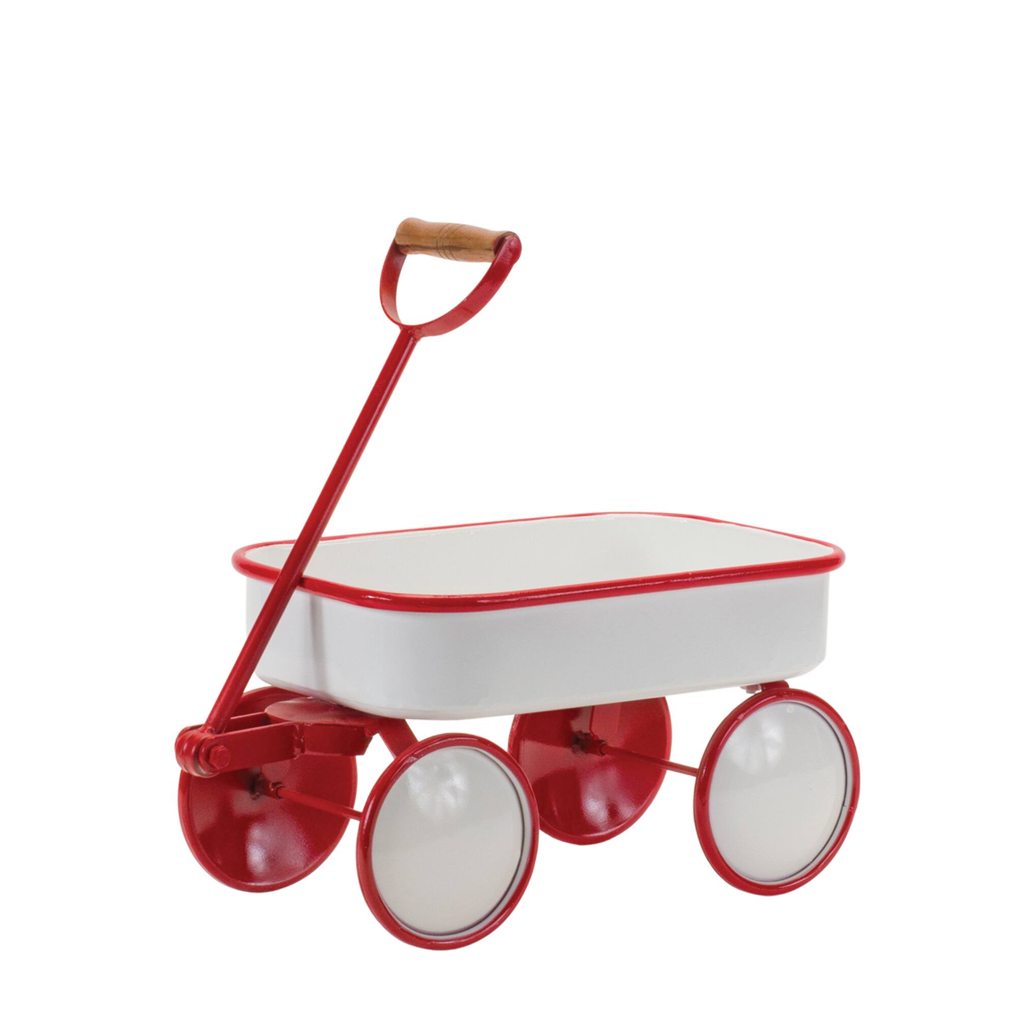 Metal Wagon D&#xE9;cor Set, 18&#x22; &#x26; 14.25&#x22;
