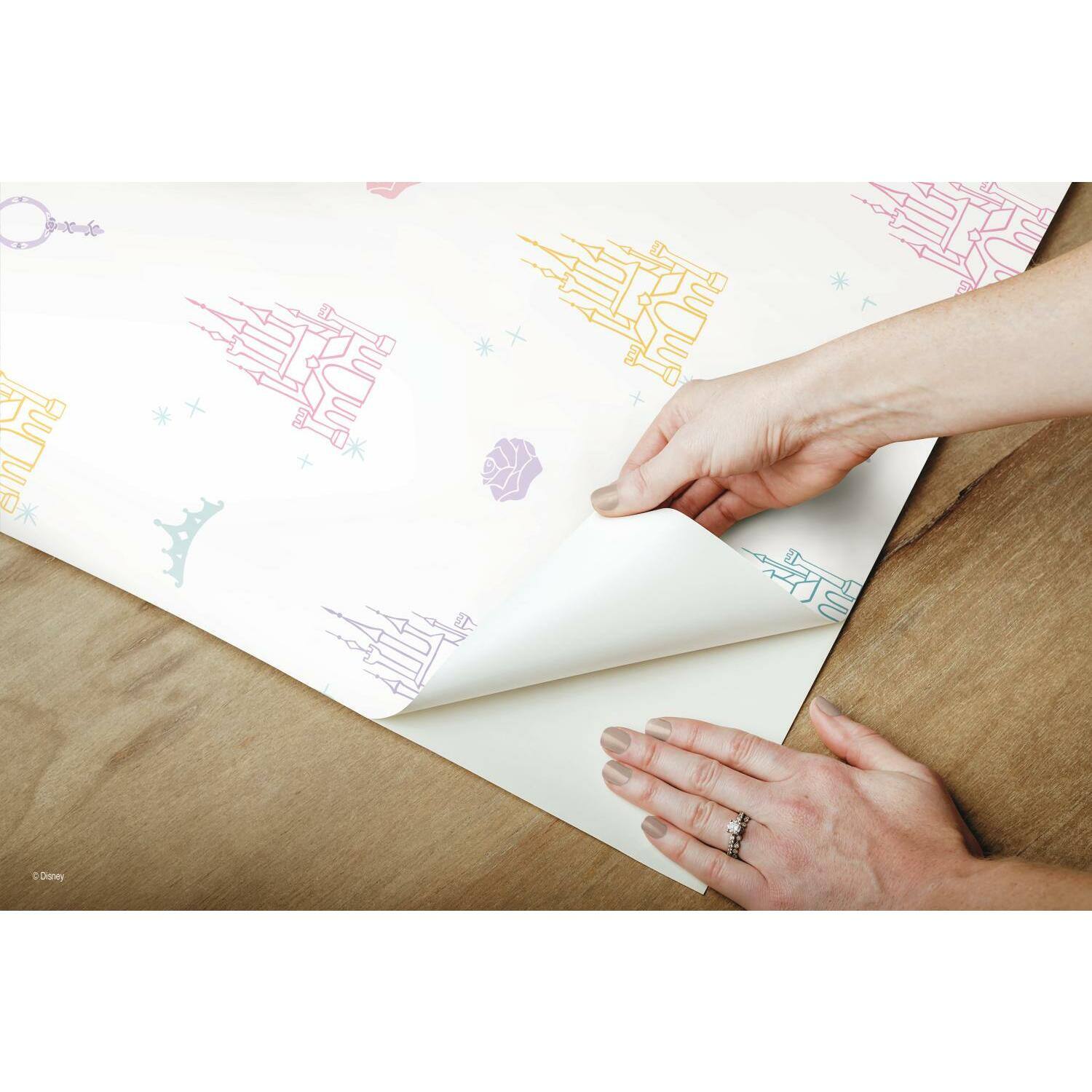 RoomMates Disney&#xAE; Princess Castle Peel &#x26; Stick Wallpaper