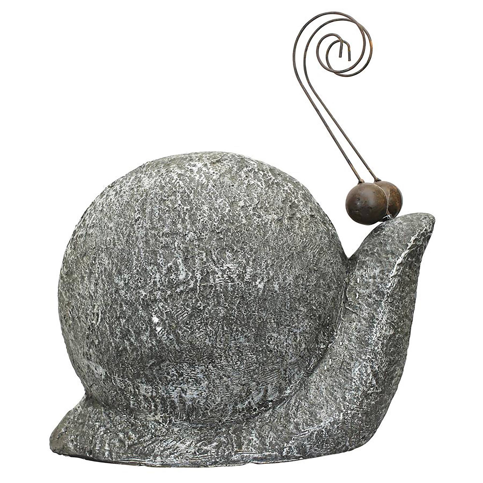 Design Toscano&#xAE; 16&#x22; Medium At a Snail&#x27;s Pace Garden Gastropod Statue