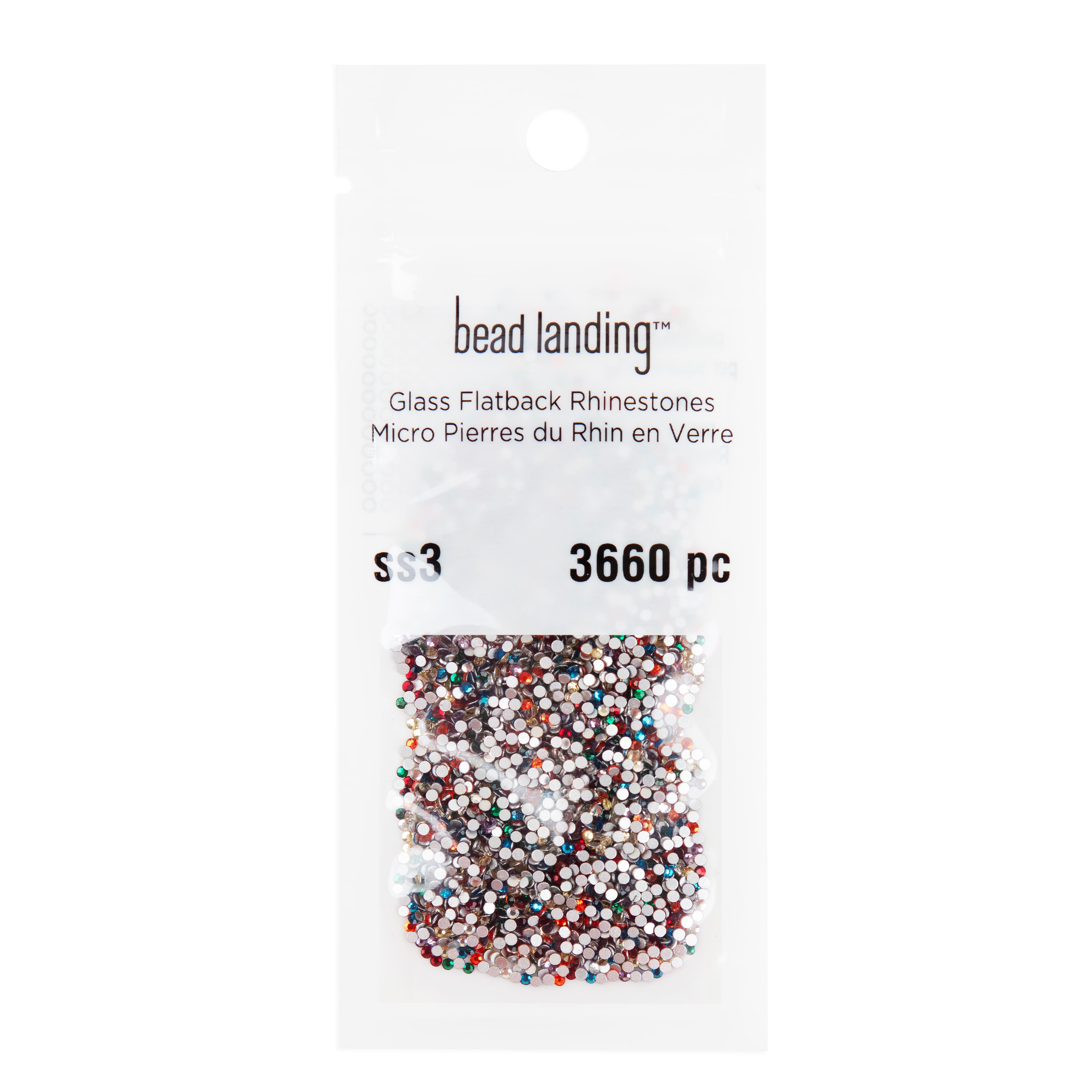 12 Pack: SS3 Glass Flatback Rhinestones by Bead Landing™