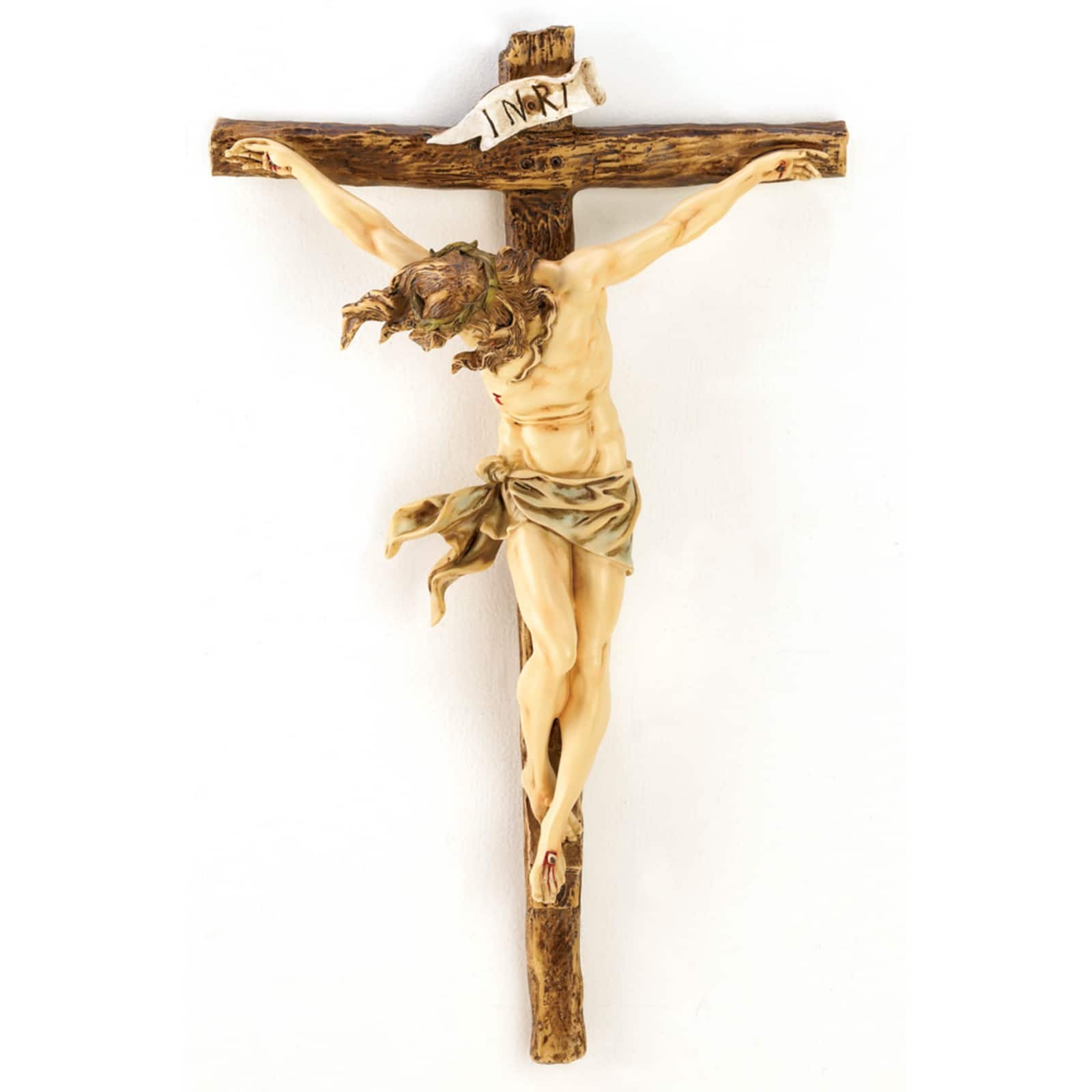Classic Renaissance Crucifix  12&#x22; x 4.25&#x22; x 20&#x22;