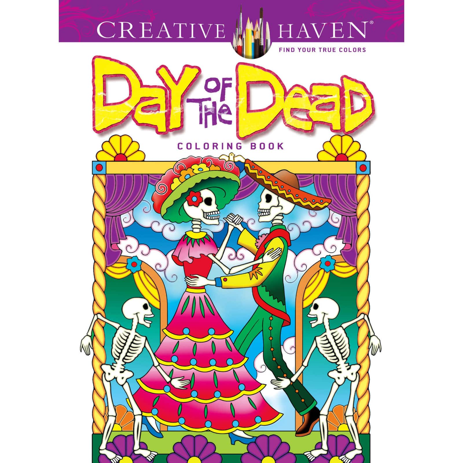 Download Creative Haven Day Of The Dead Coloring Book Michaels