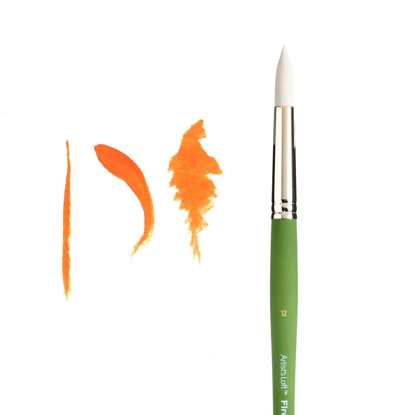 12 Pack: Firenze Long Handle Round Brush by Artist's Loft™