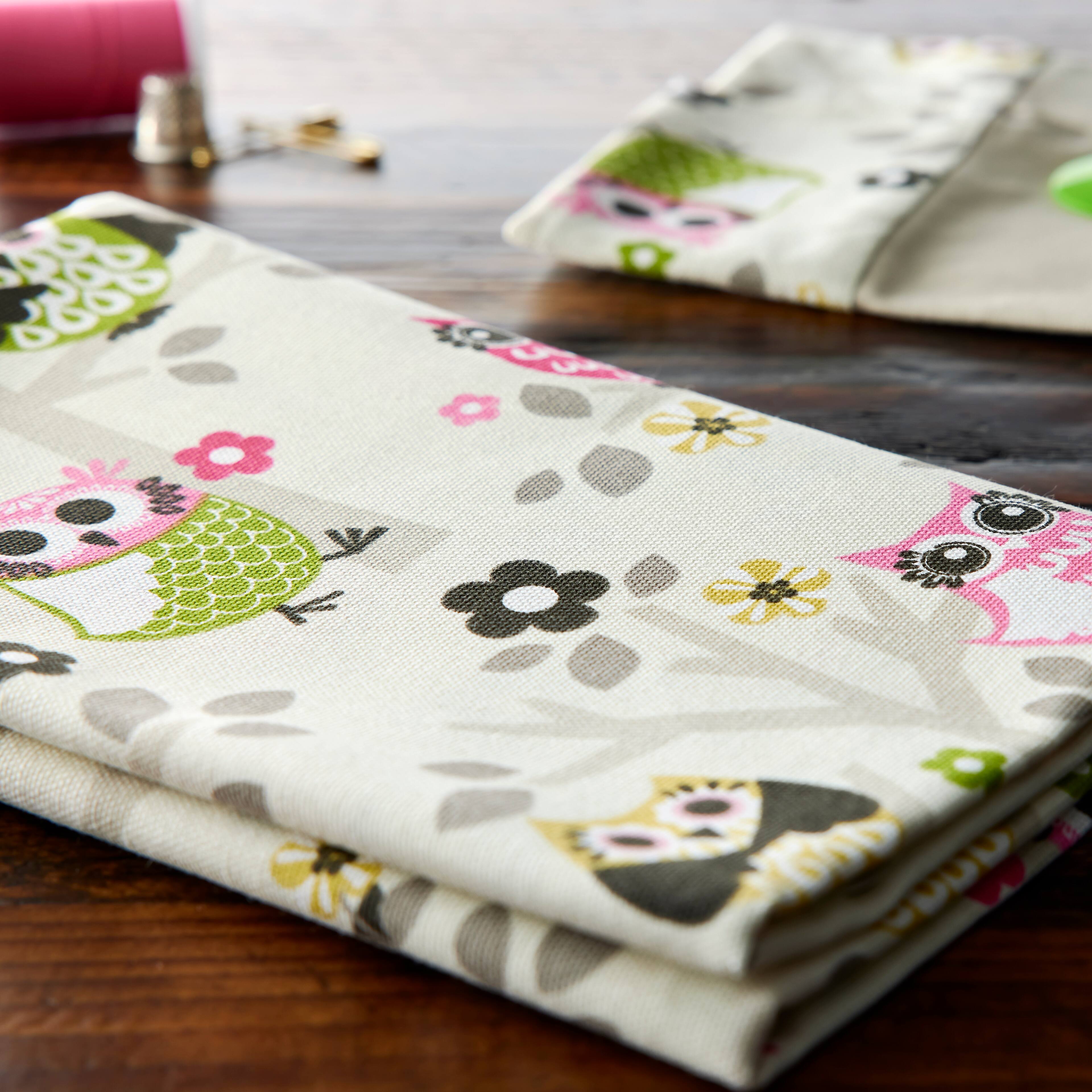 Waverly Sit'n Tree Fruit Punch Owls Home Décor Fabric