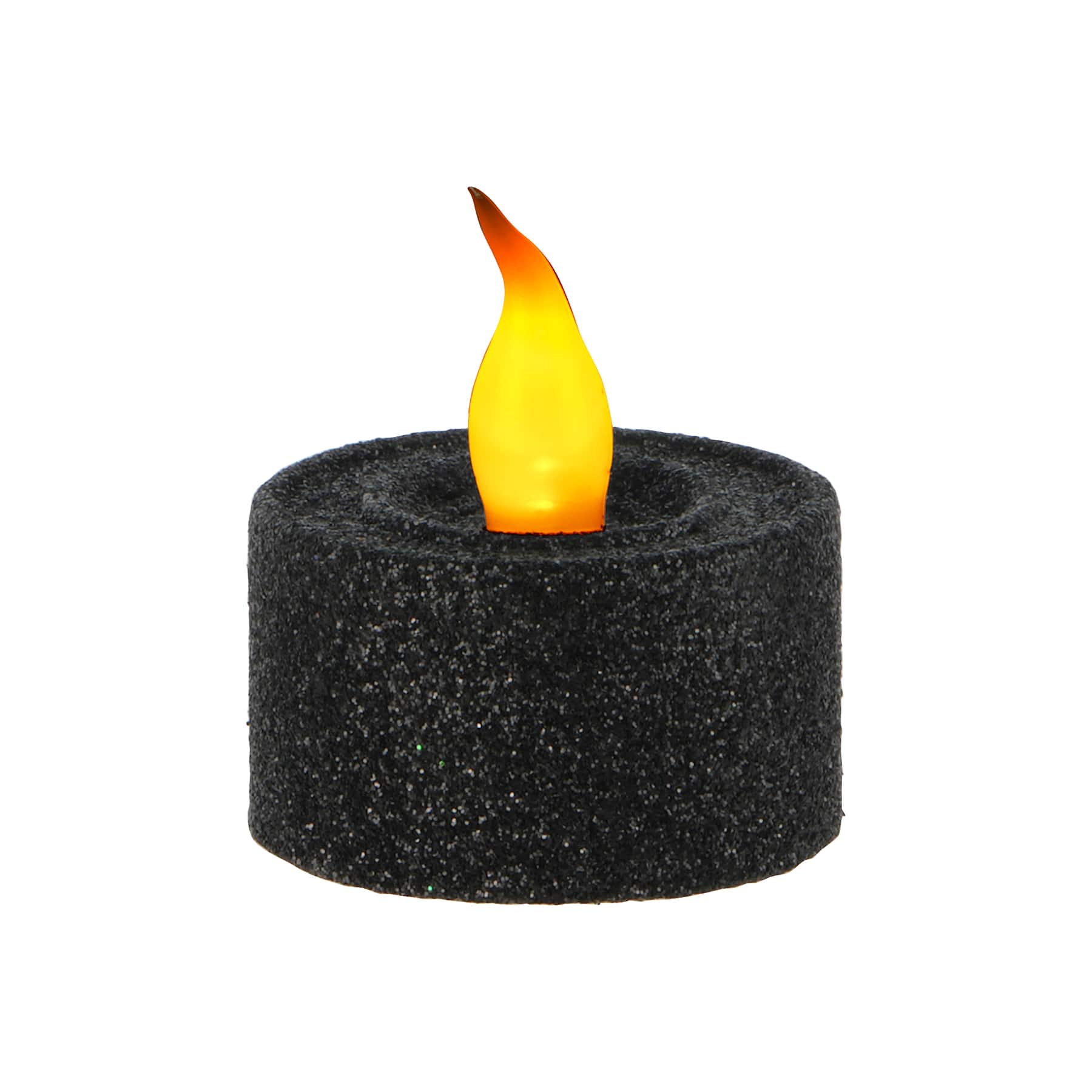 Black Glitter LED Tealights, 6ct. by Ashland&#xAE;