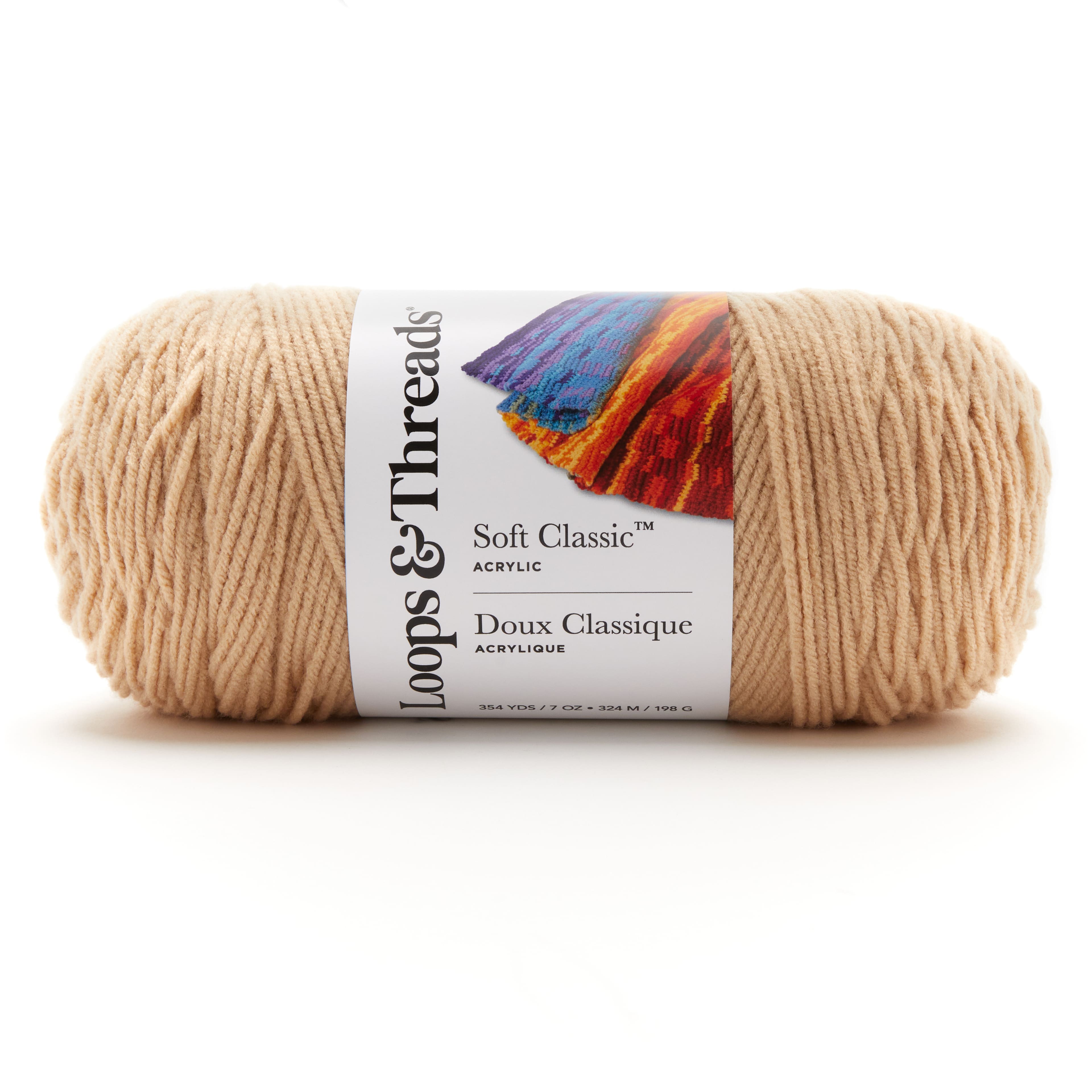 12 Pack: Soft Classic&#x2122; Solid Yarn by Loops &#x26; Threads&#xAE;