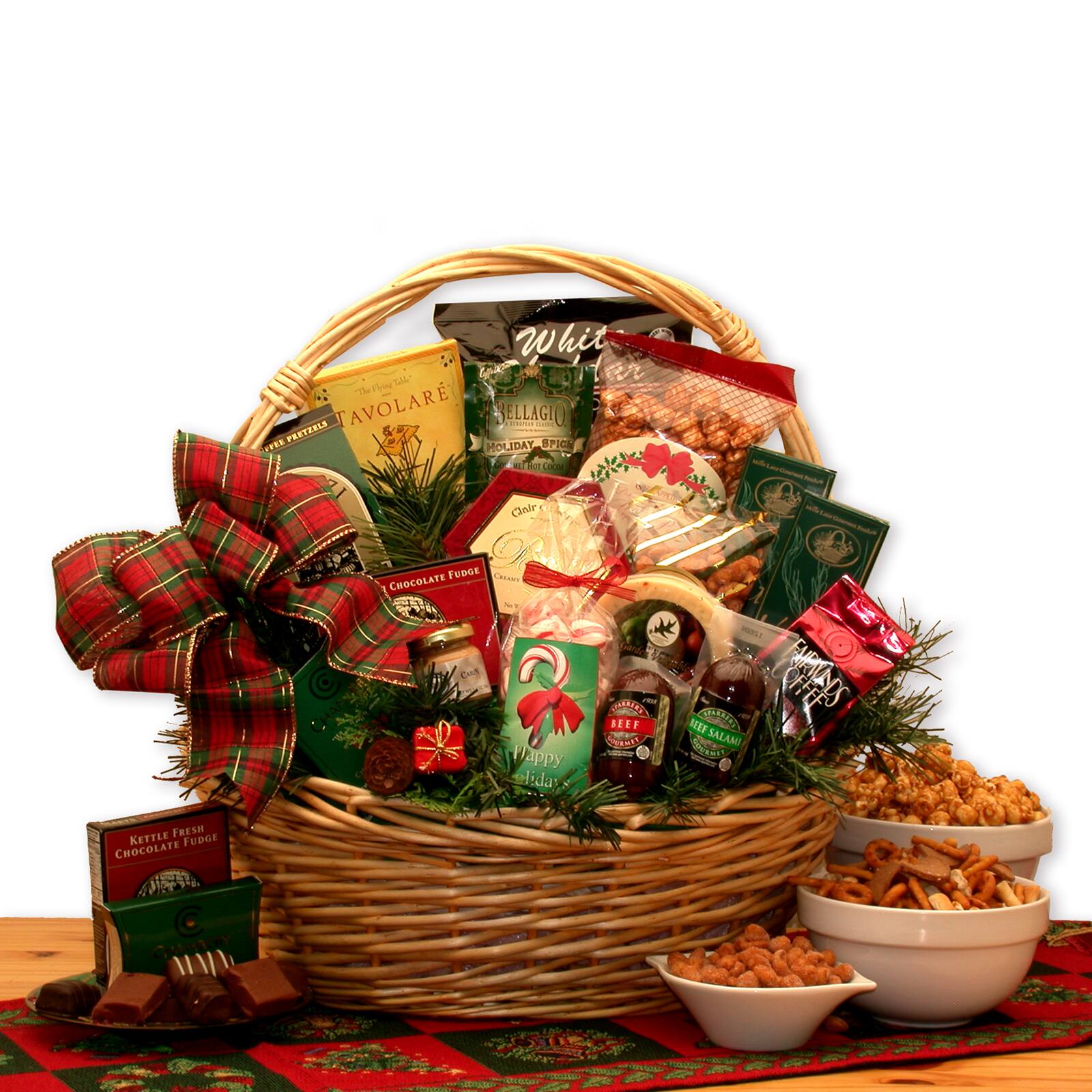 Holiday Celebrations Deluxe Holiday Gift Basket
