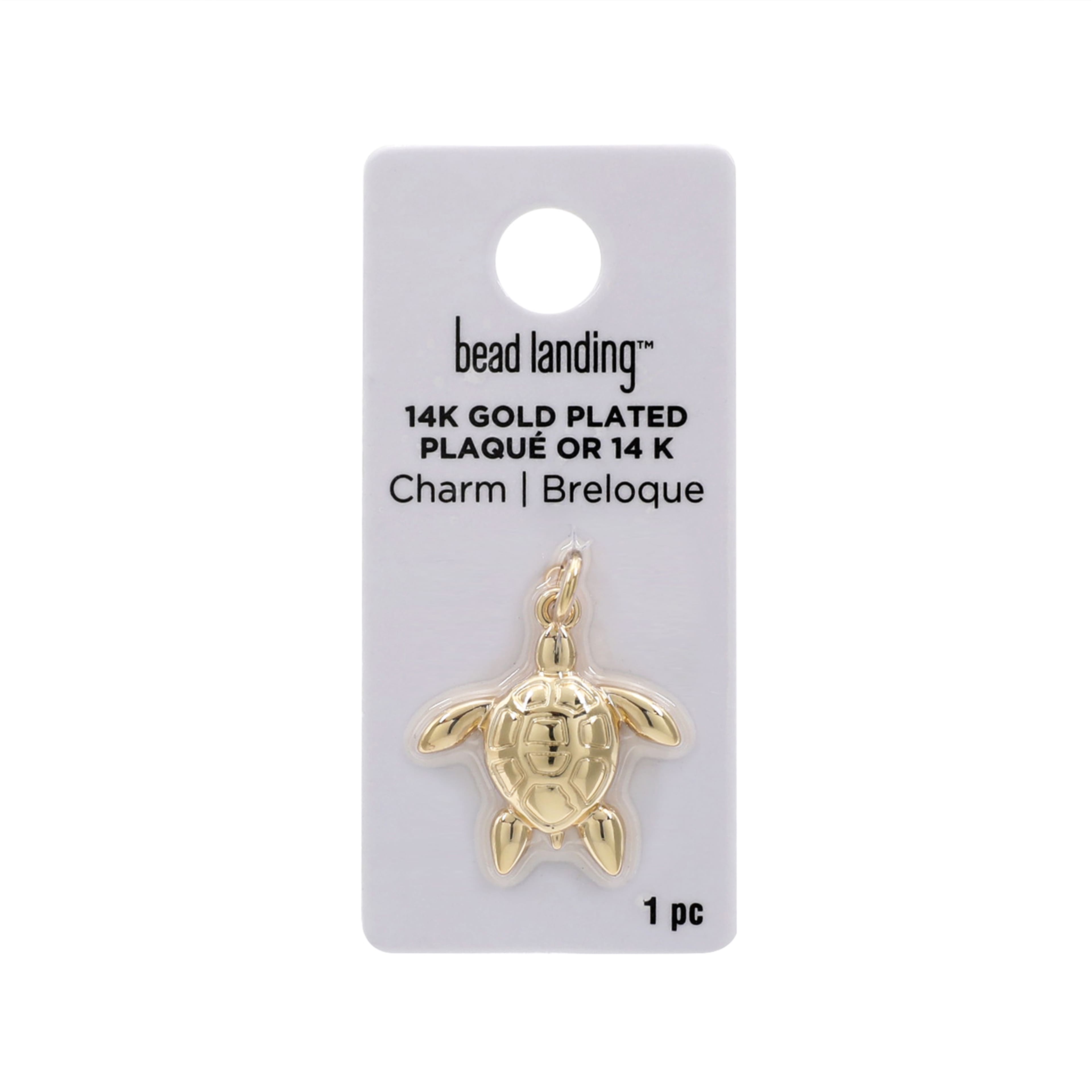 14K Gold Plated Turtle Charm by Bead Landing&#x2122;