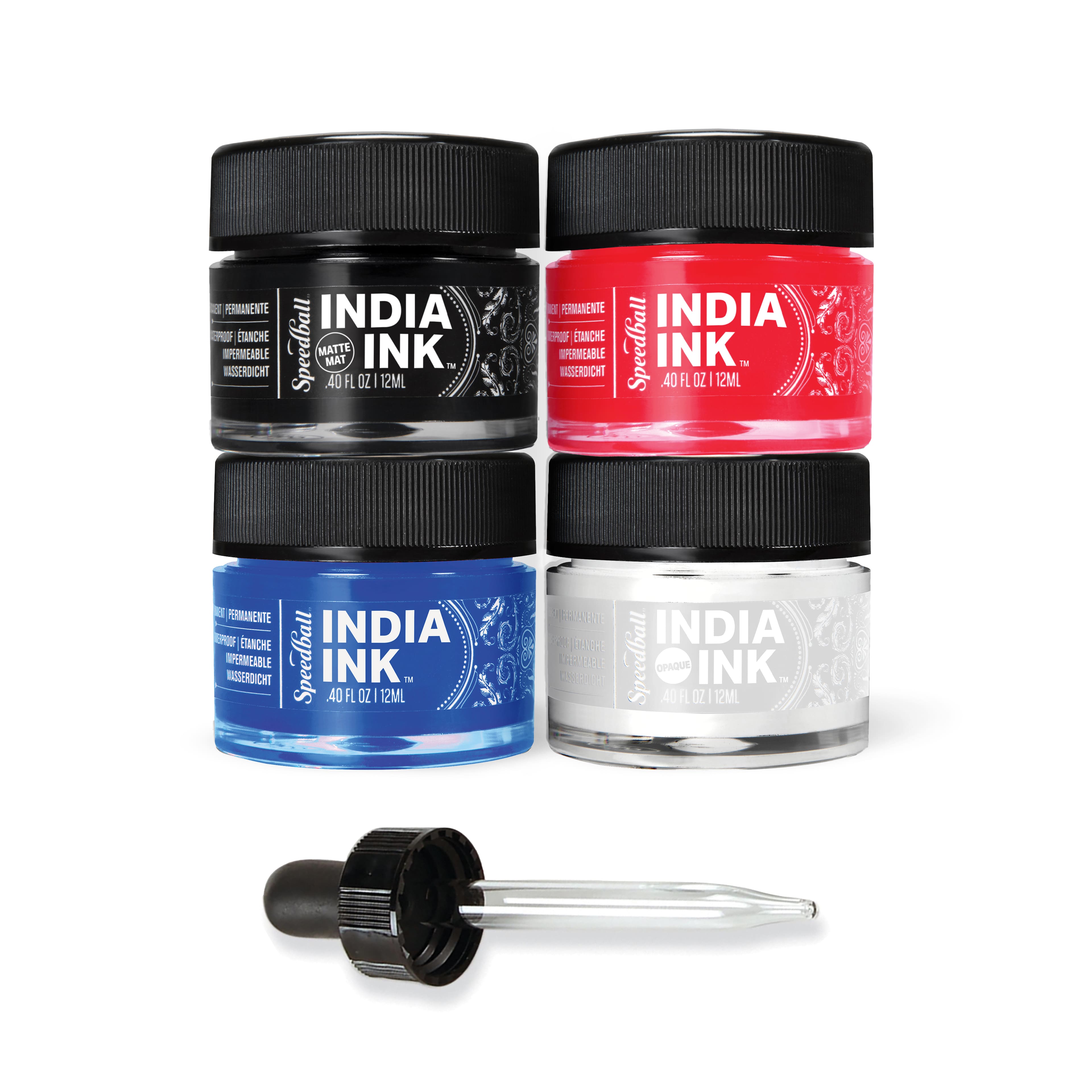 Speedball&#xAE; India Ink Basic Color Set