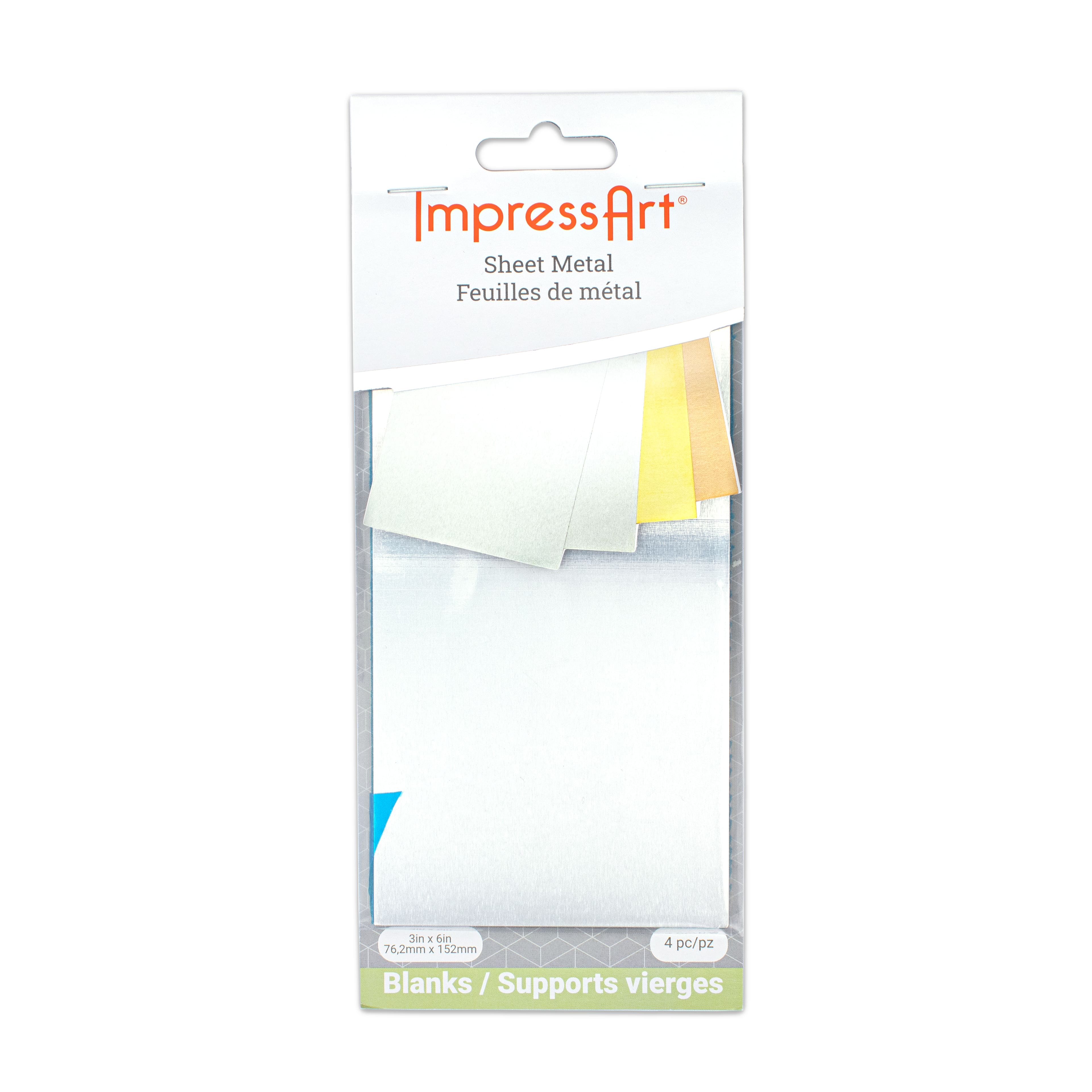 ImpressArt® 3" x 6" Assorted Sheet Metal