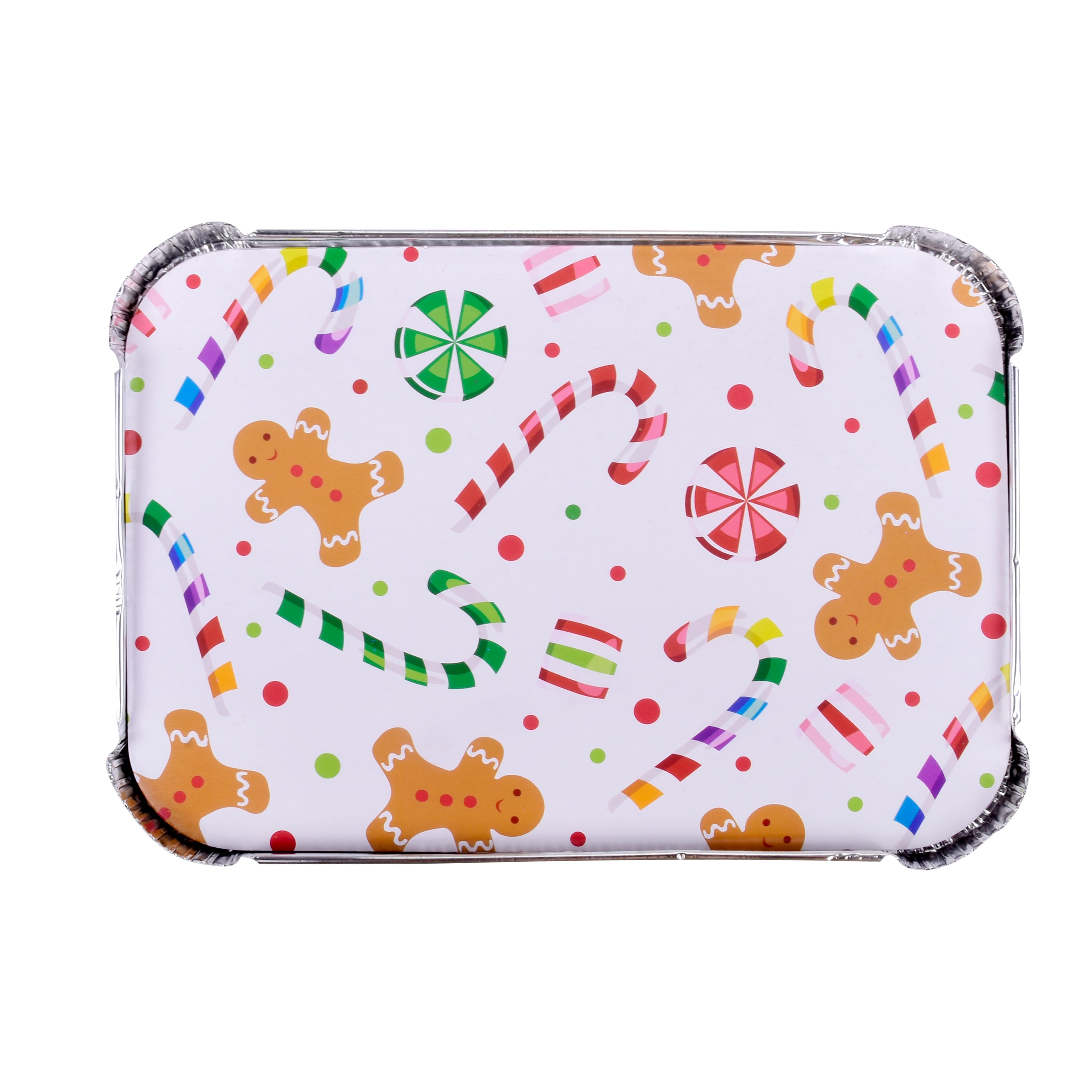 6 Christmas Holiday Gingerbread Candy Disposable Aluminum Baking Pans by  Celebrate It™, 6ct.
