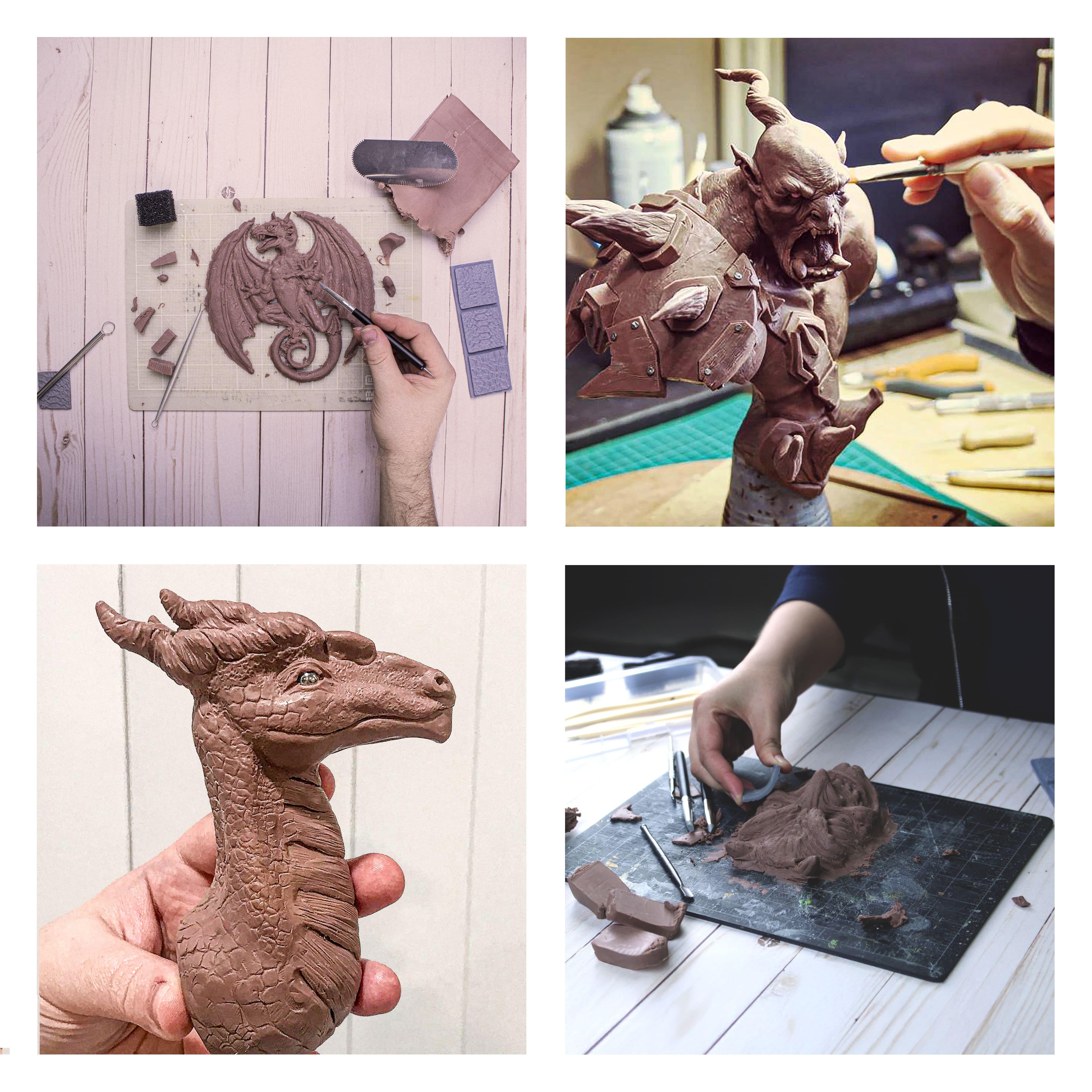 Monster Clay® 1lb. Medium Brown Elastic Clay