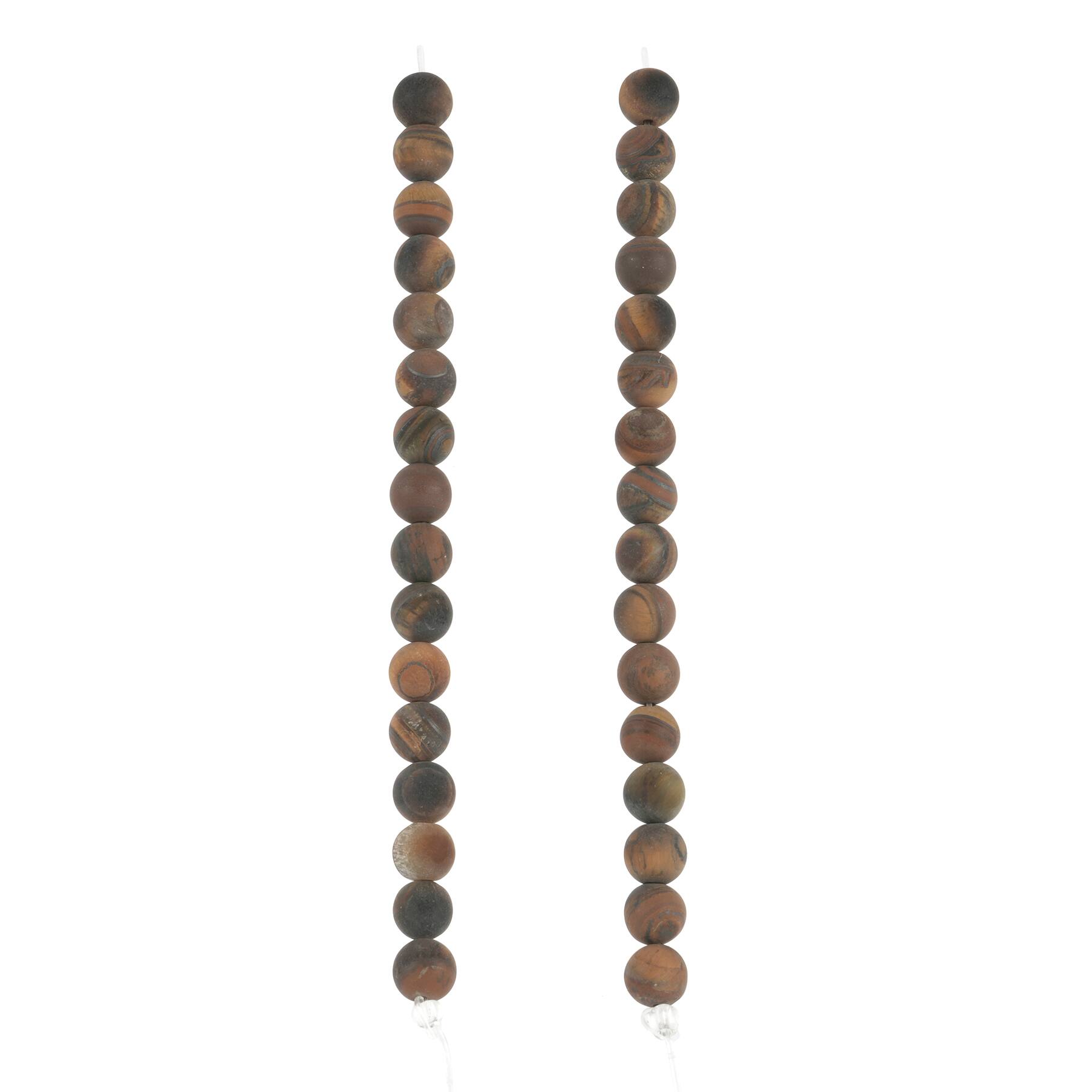 Brown Matte Tigereye Round Beads, 8mm by Bead Landing&#x2122;