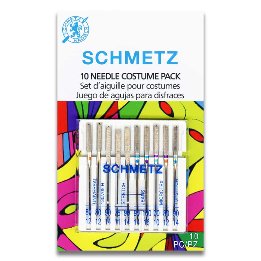 10 Packs: 10 ct. (100 total) Schmetz Needle Costume Pack