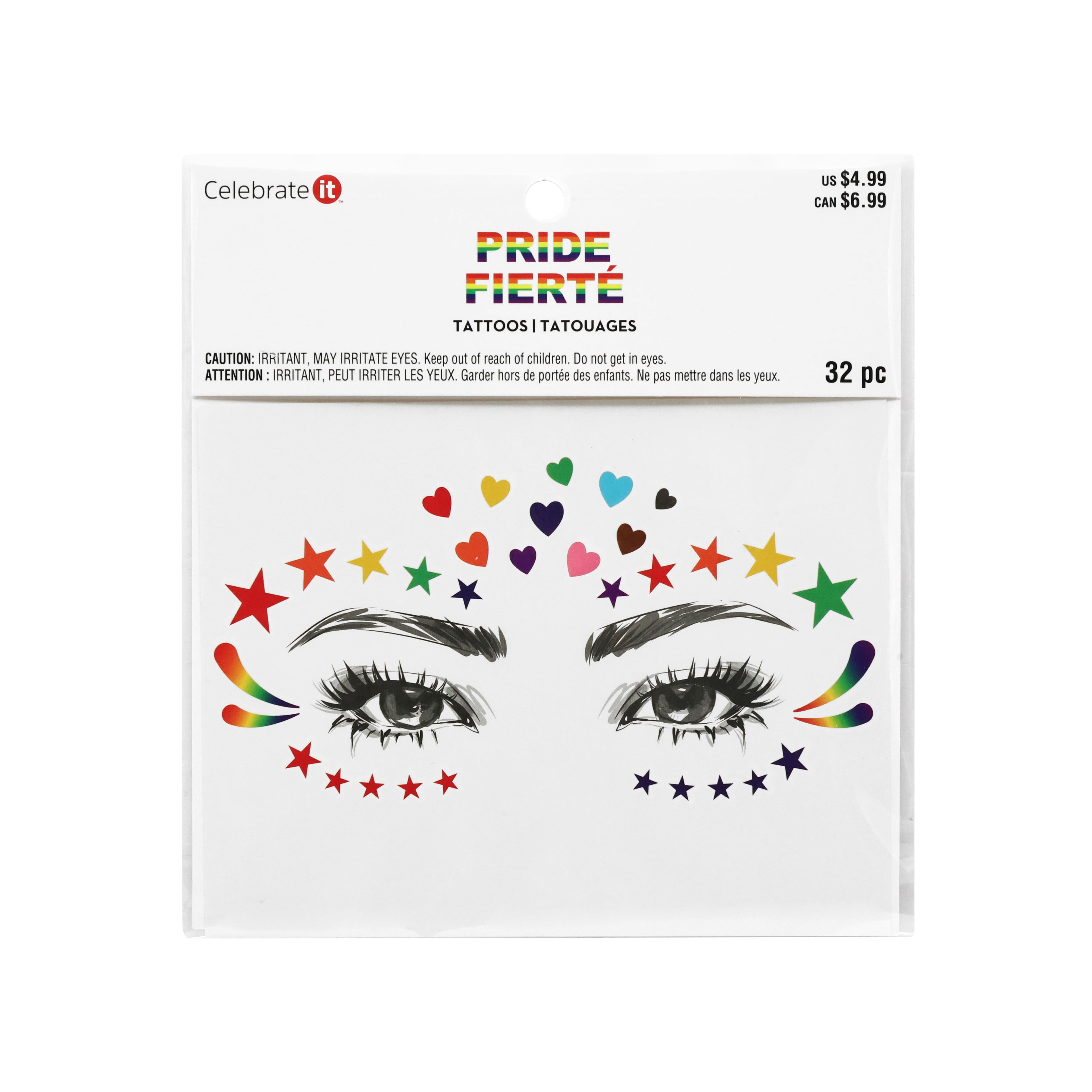 Pride Heart Tattoos by Celebrate It&#x2122;