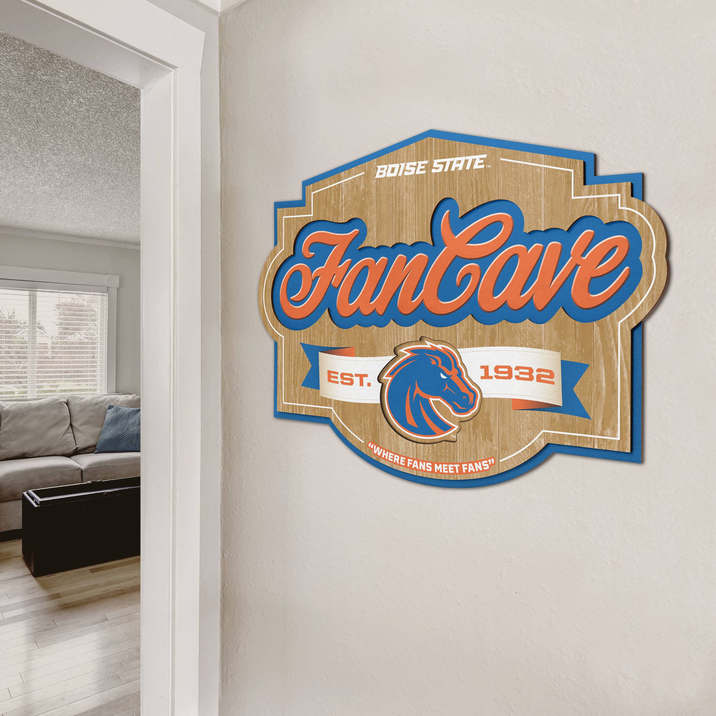 NCAA Fan Cave Sign