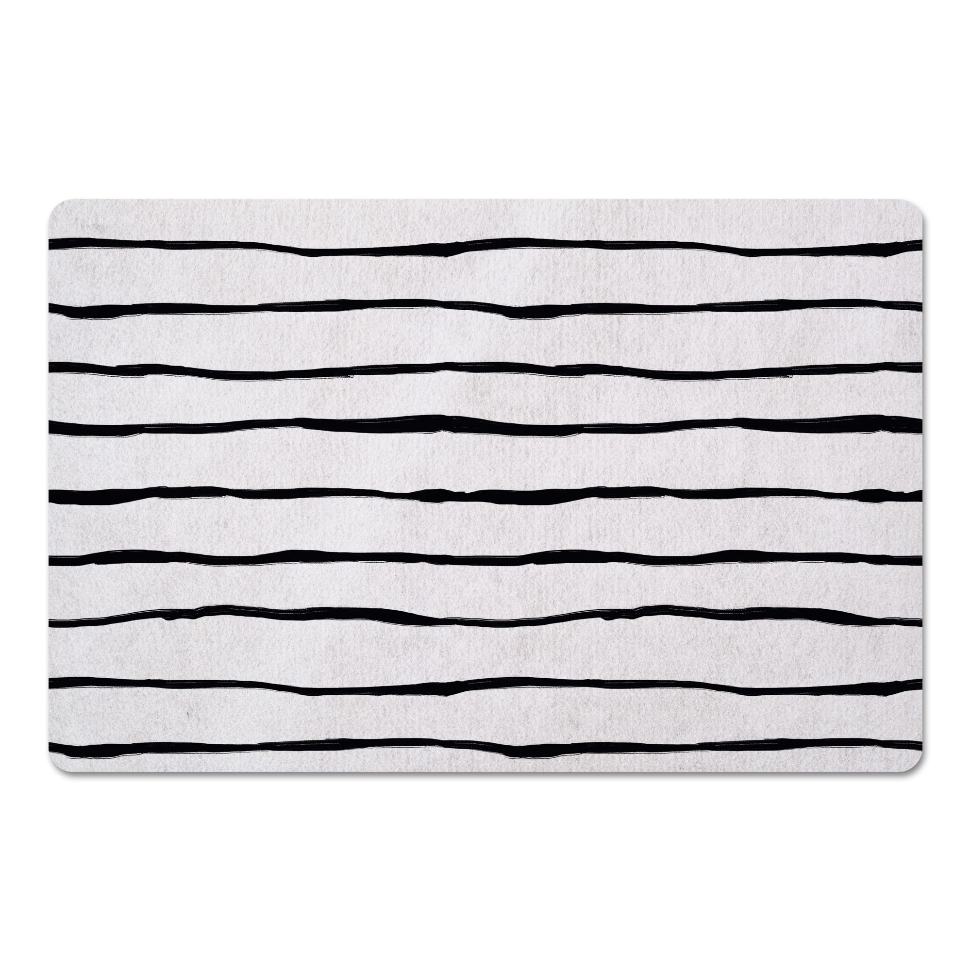 Simple Painted Stripes 27" x 18" Floor Mat
