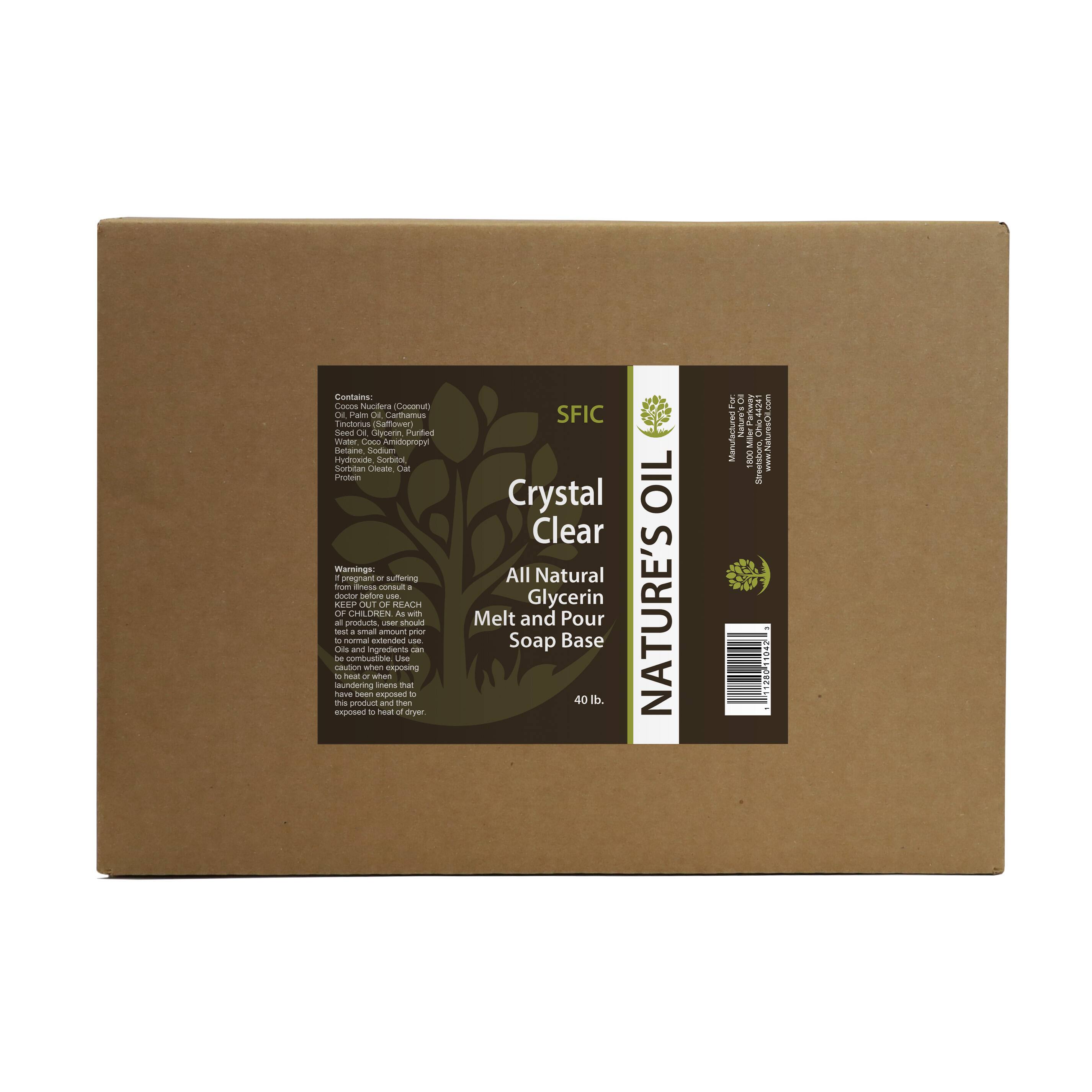 Nature's Oil AllNatural Crystal Clear Melt and Pour Soap Base Michaels