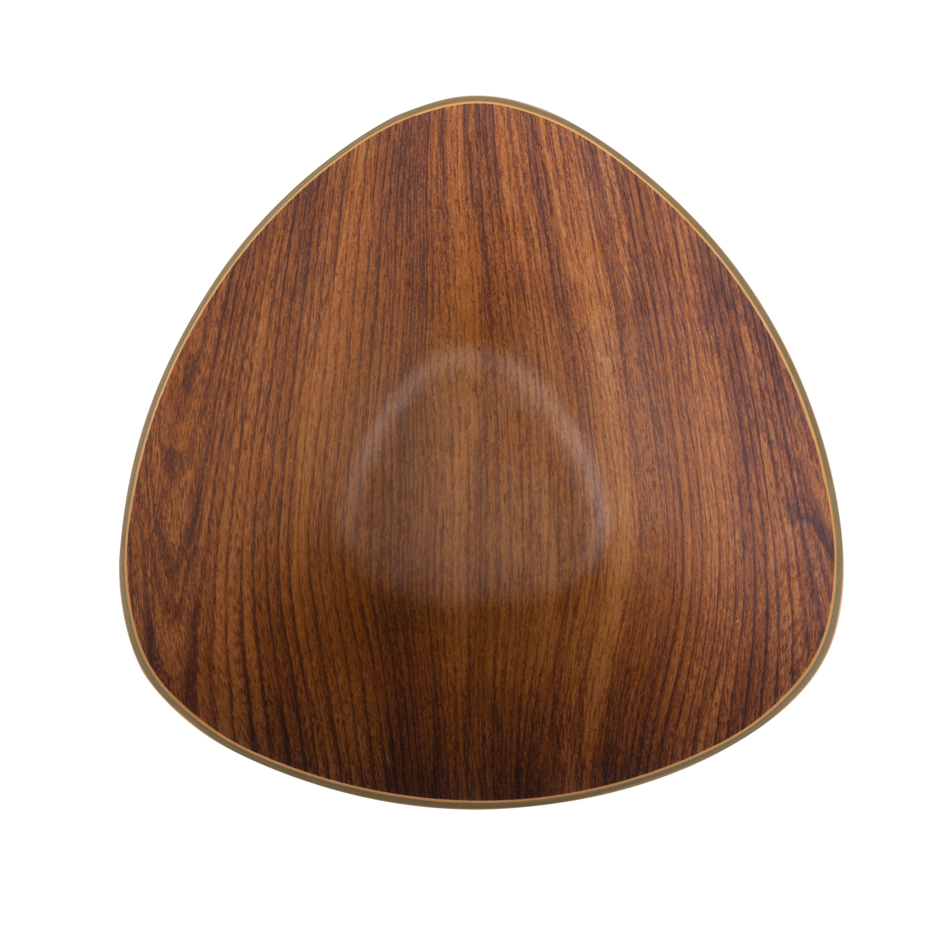 Luxe Party Mahogany Collection Large&#x22; Triangle Serving Bowl