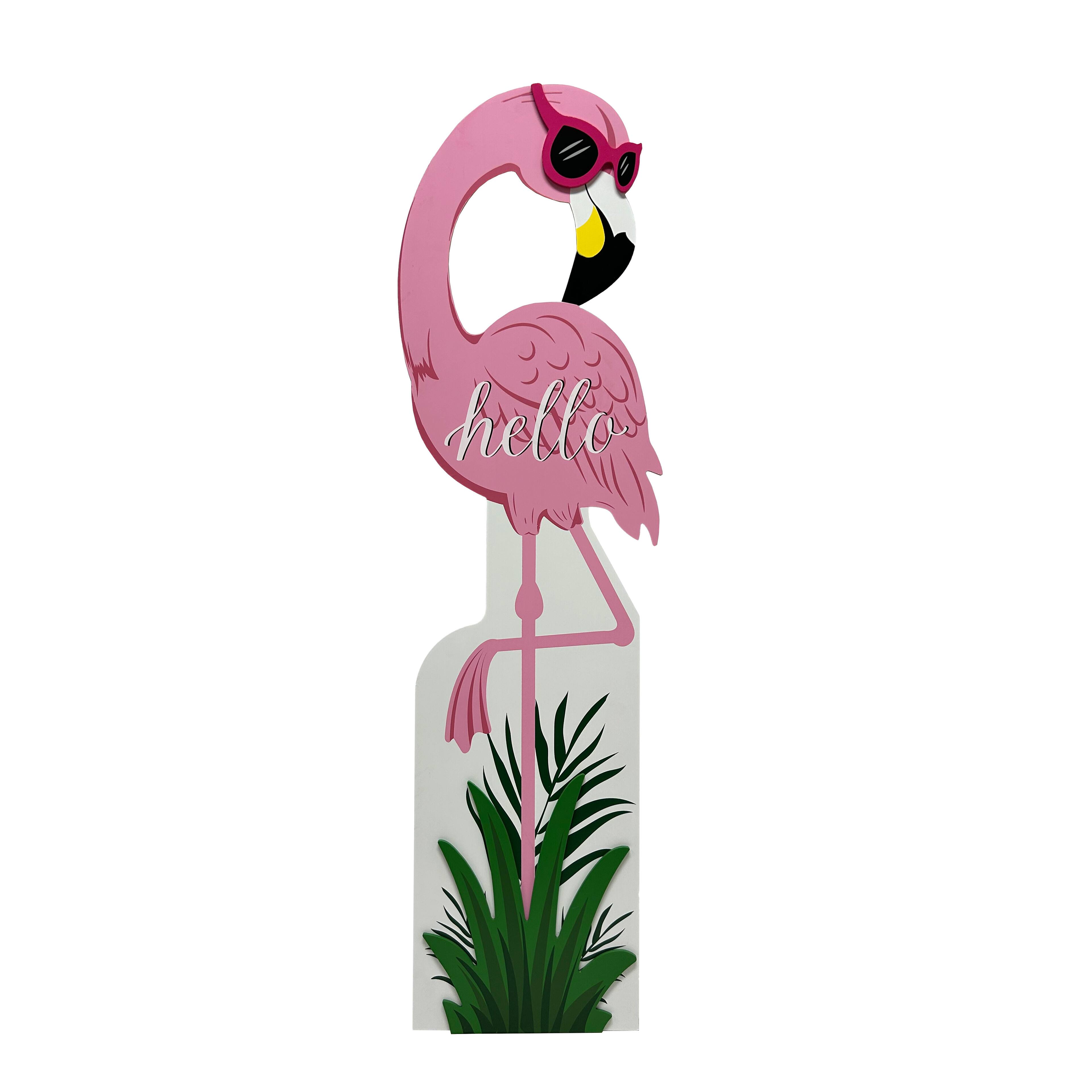 4ft. Flamingo Door Greeter by Ashland&#xAE;