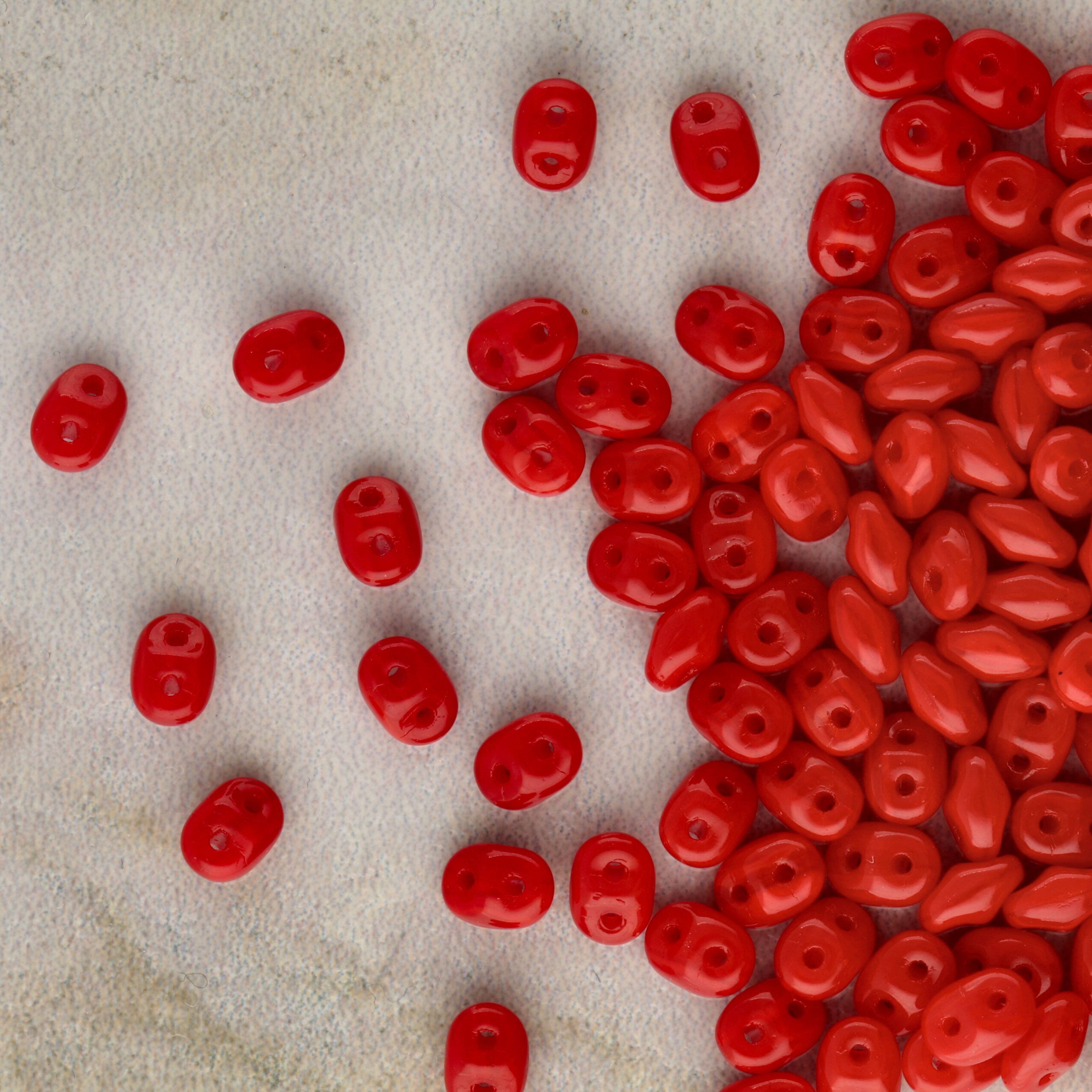 Superduo Two-Hole Czech Glass Beads