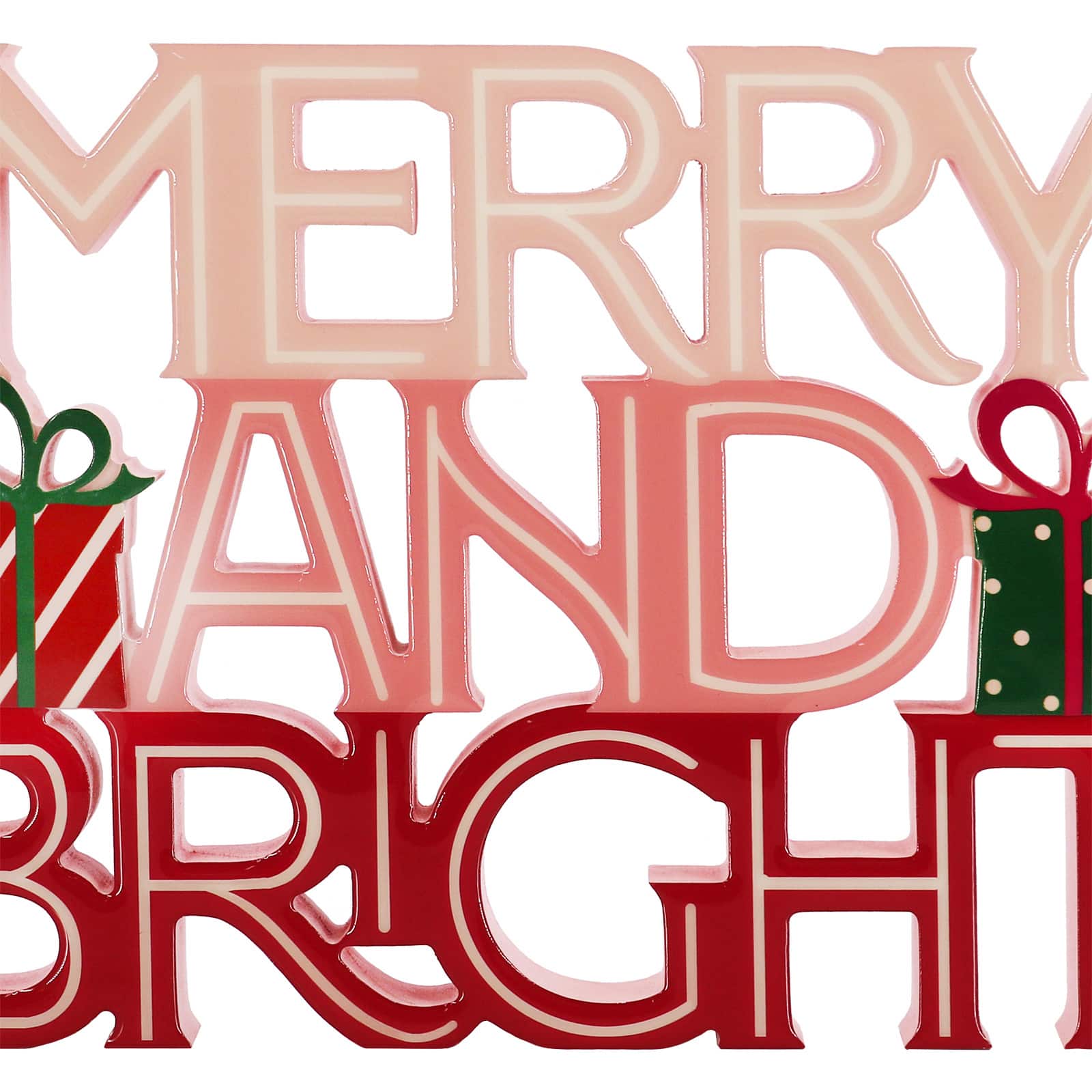 12&#x22; Merry &#x26; Bright Gift Box Tabletop D&#xE9;cor by Ashland&#xAE;