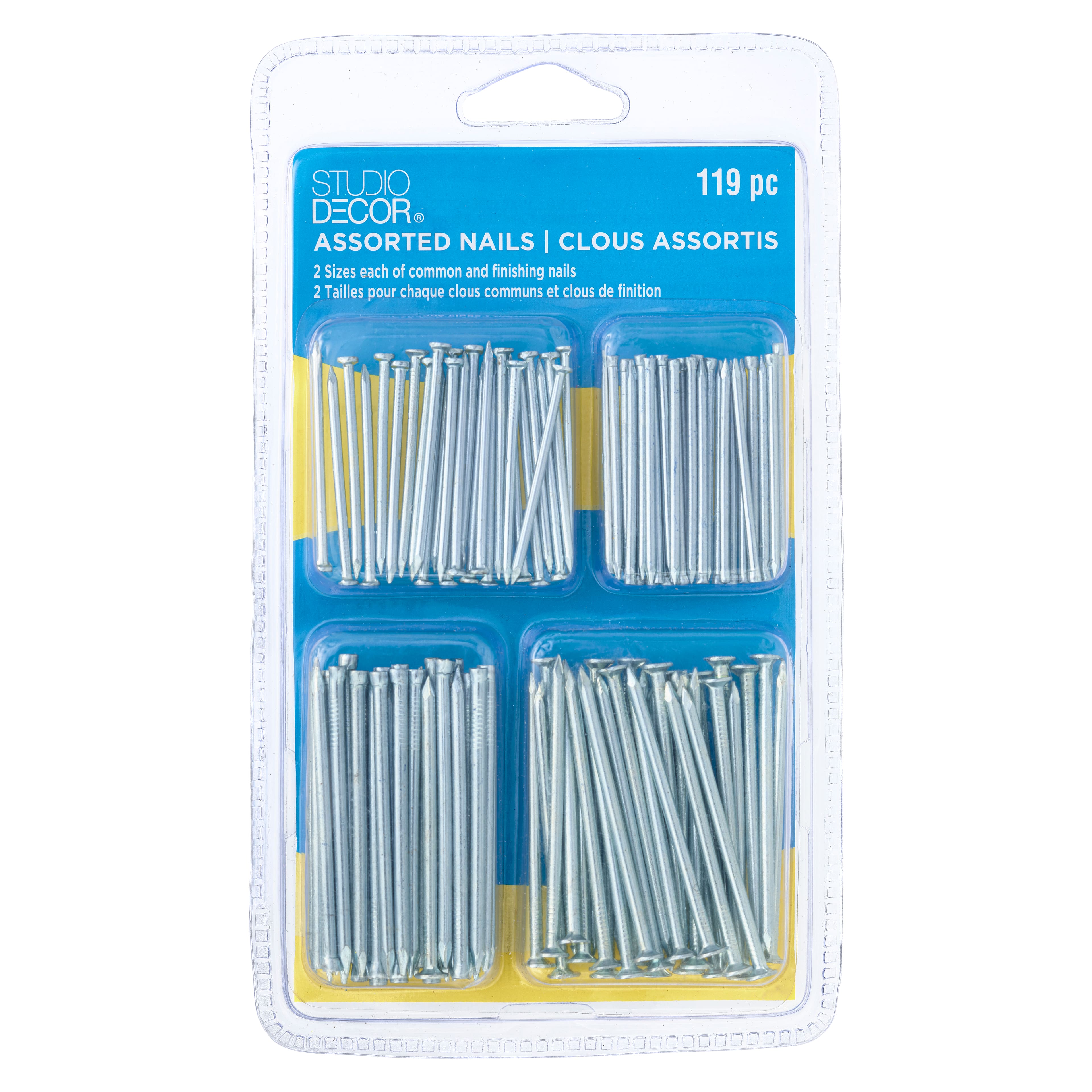 24 Packs: 119 ct. (2,856 total) Common & Finishing Nails by Studio Décor®