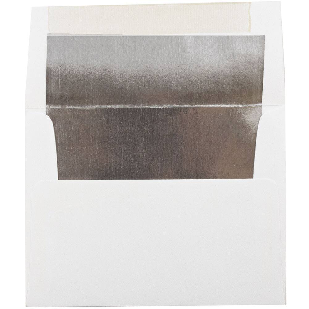 JAM Paper 4.375" x 5.75" Foil Invitation Envelopes, 50ct.