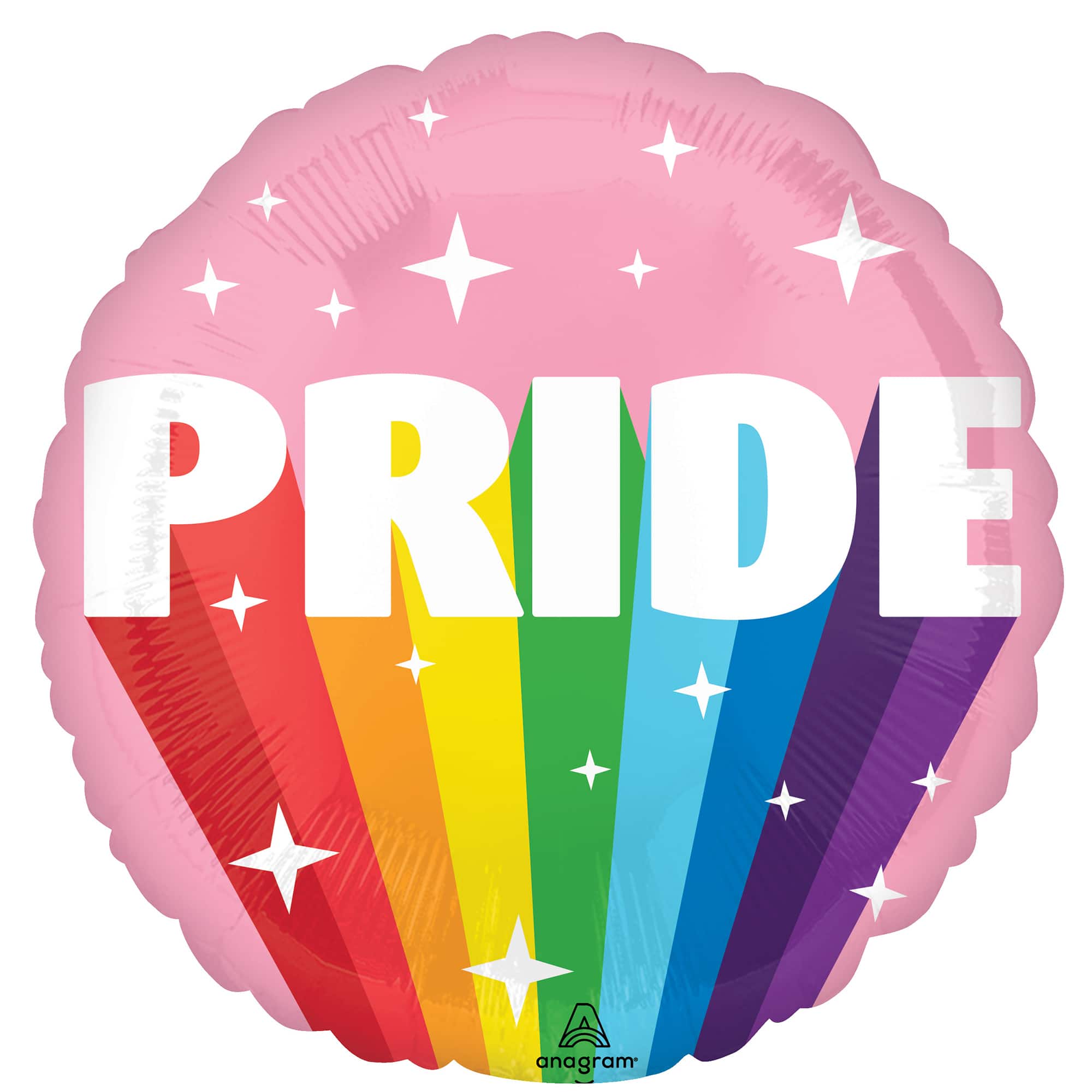 17" Burst of Pride Foil Balloon