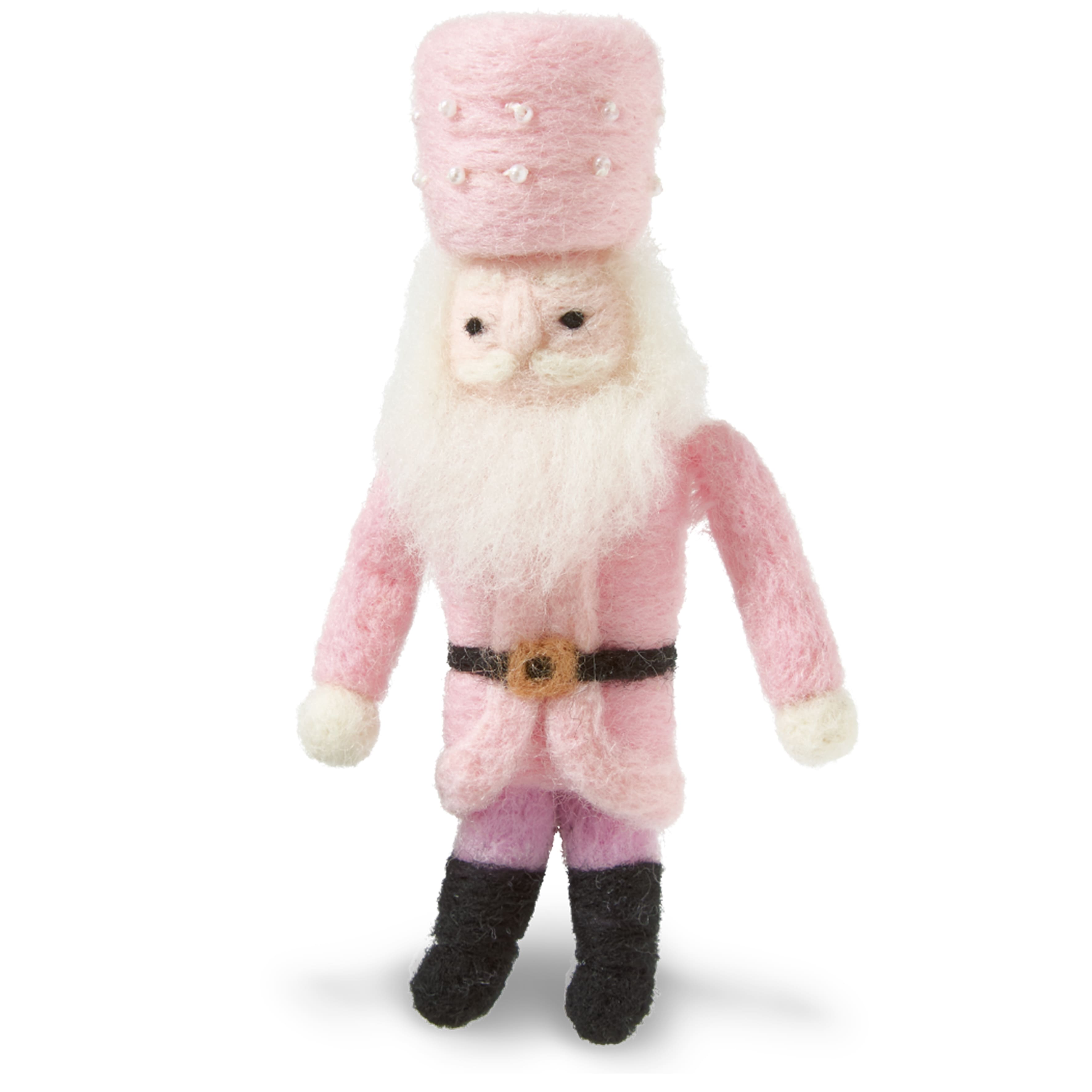 Christmas Pink Nutcracker Felting Kit by Loops &#x26; Threads&#xAE;
