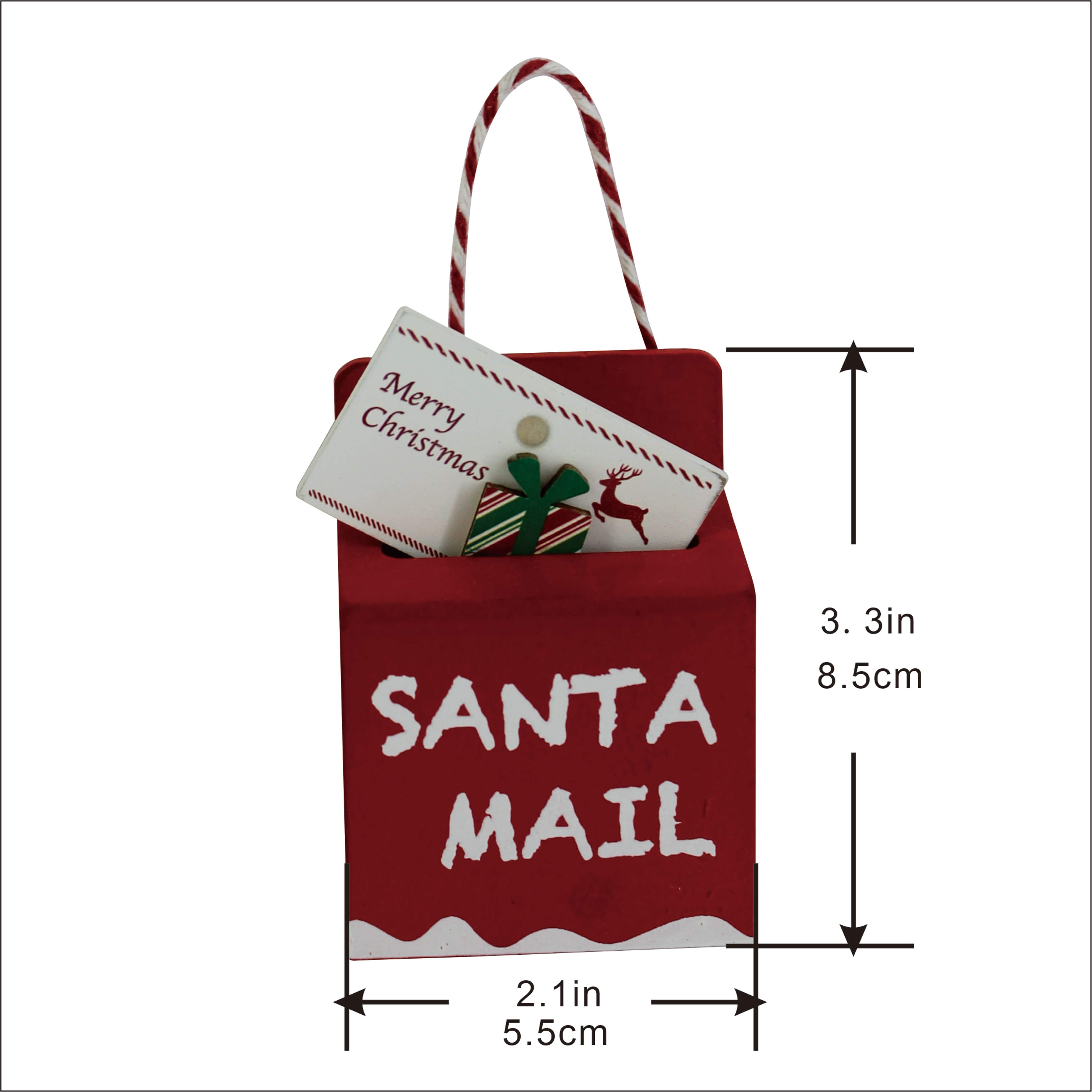 3&#x22; Santa Mail Ornament by Ashland&#xAE;