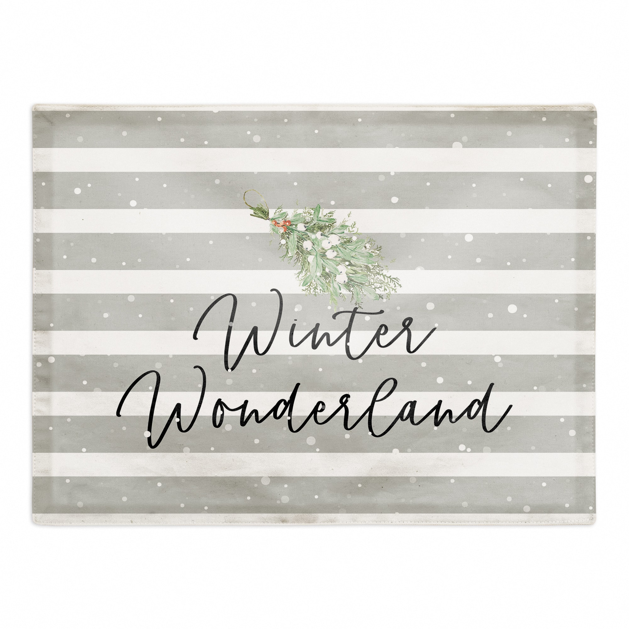Winter Wonderland 18x14 Poly Twill Placemat