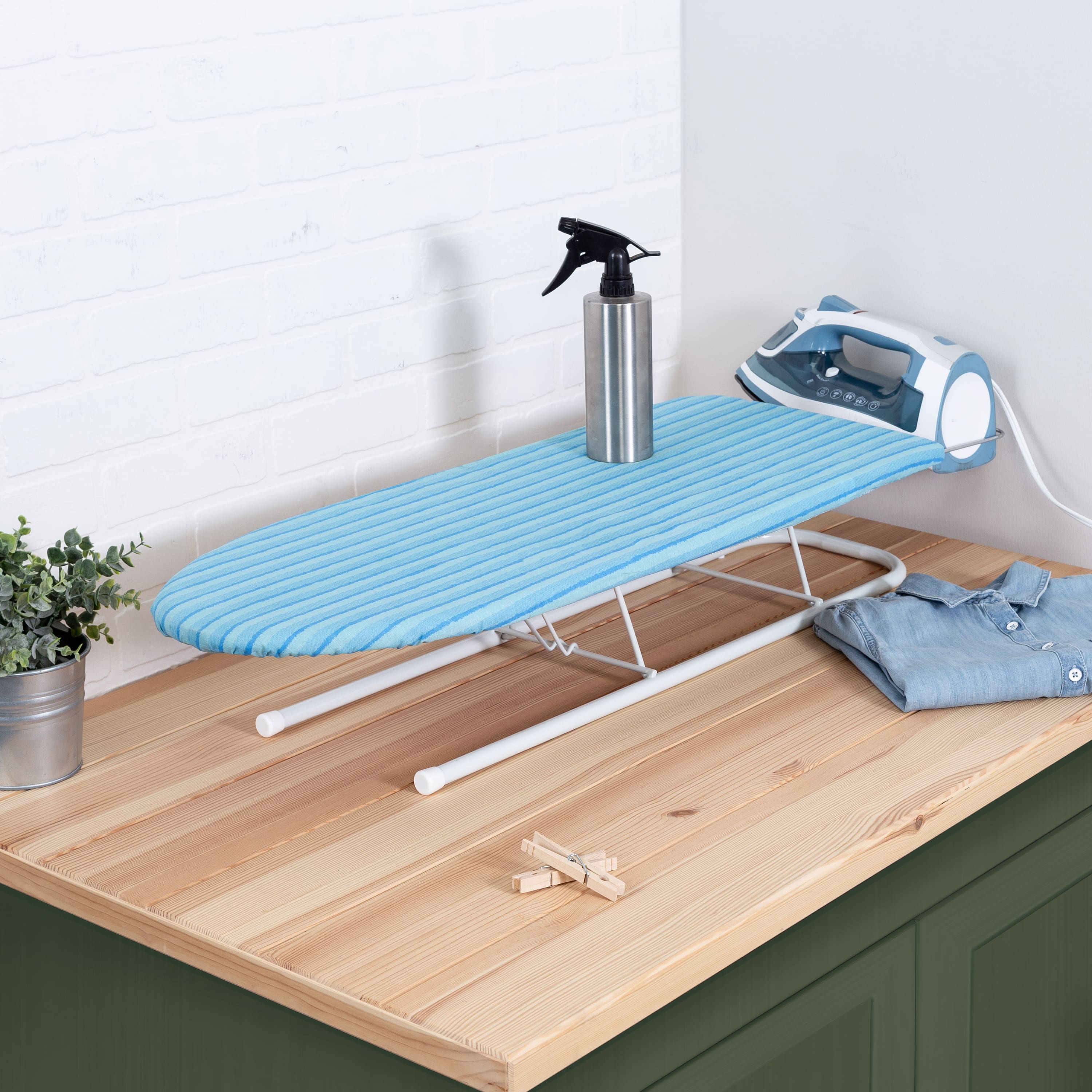Honey Can Do Tabletop Ironing Board w/ Retractable Iron Rest