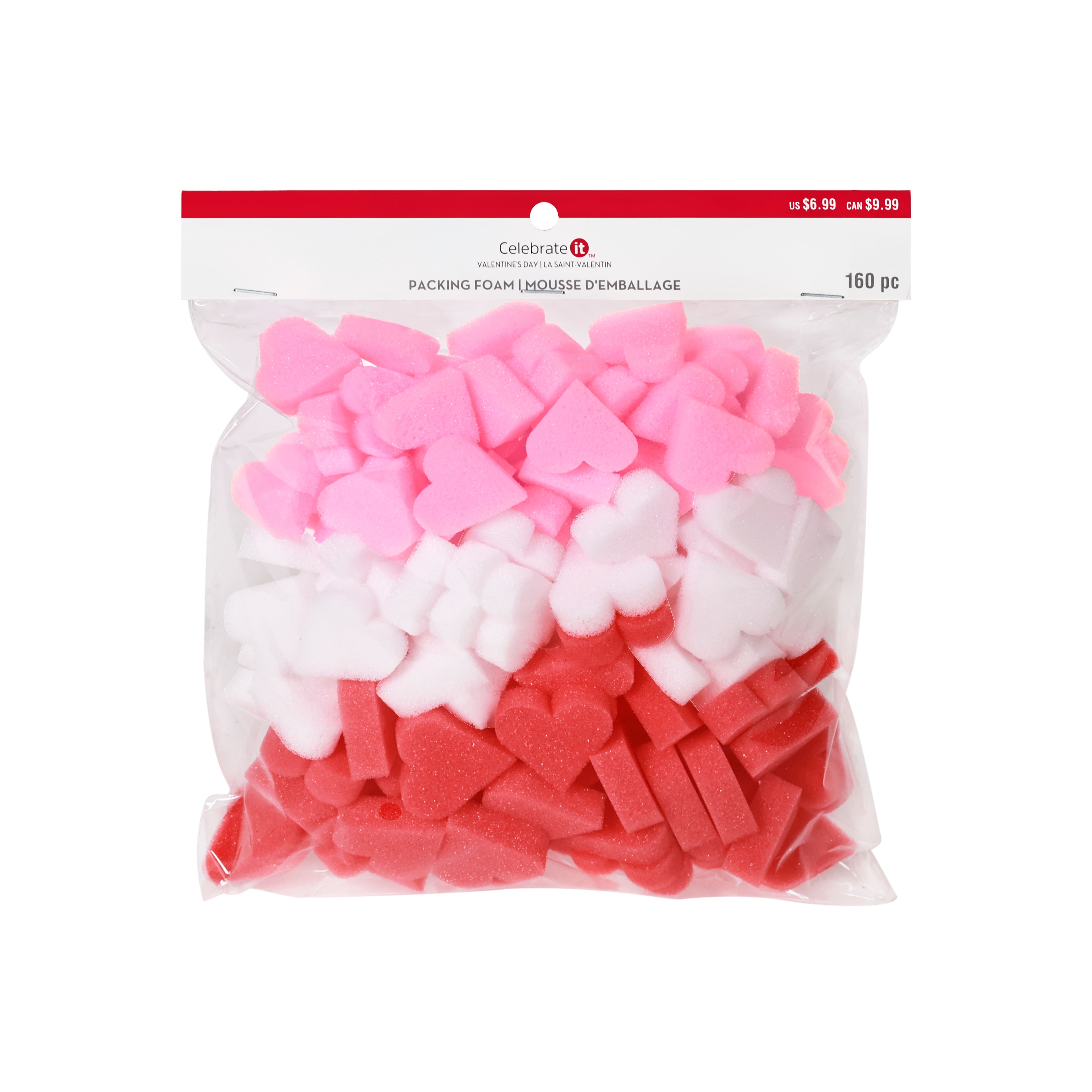 Packing Foam Hearts, 160ct. by Celebrate It™