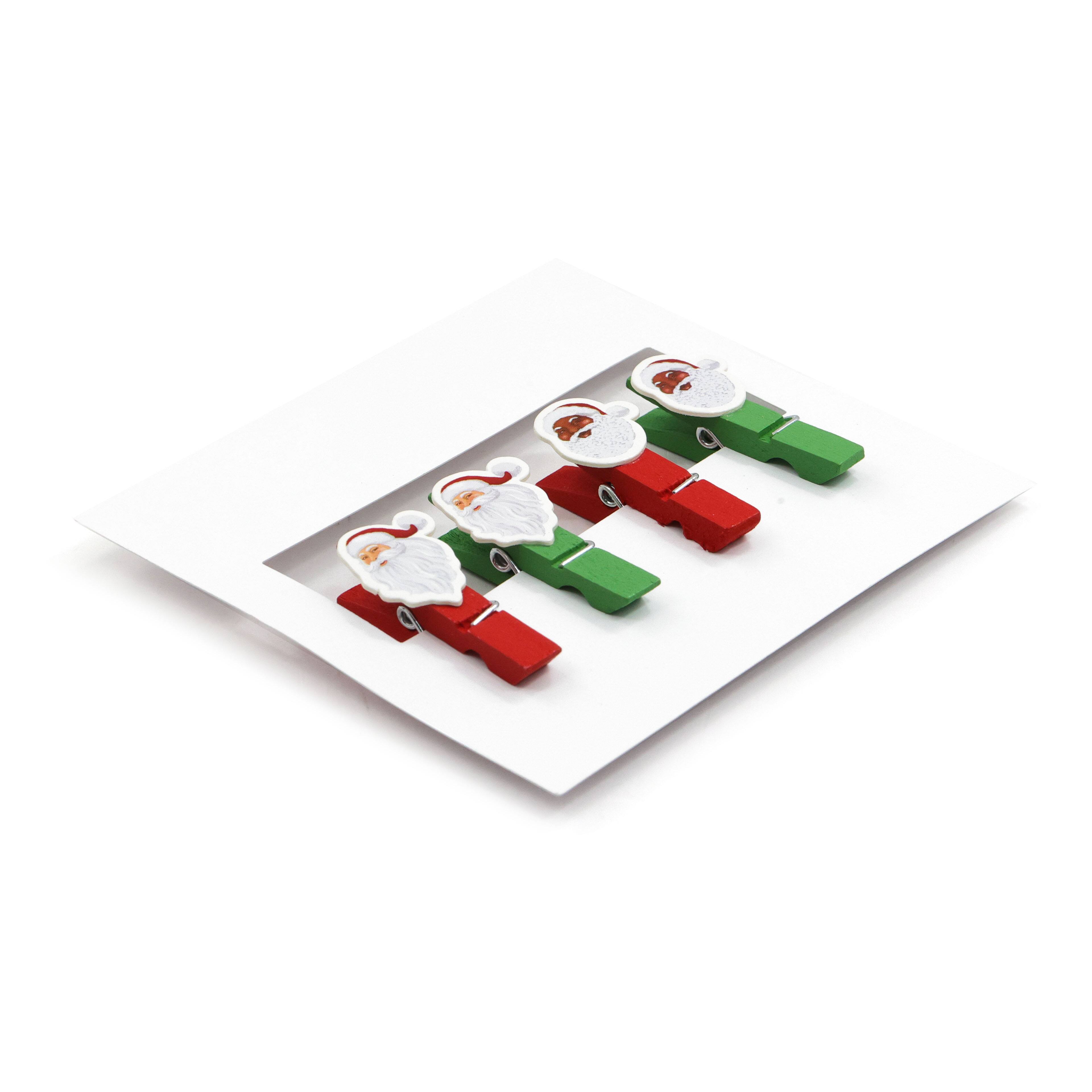 Santa Christmas Clothespins by Recollections™