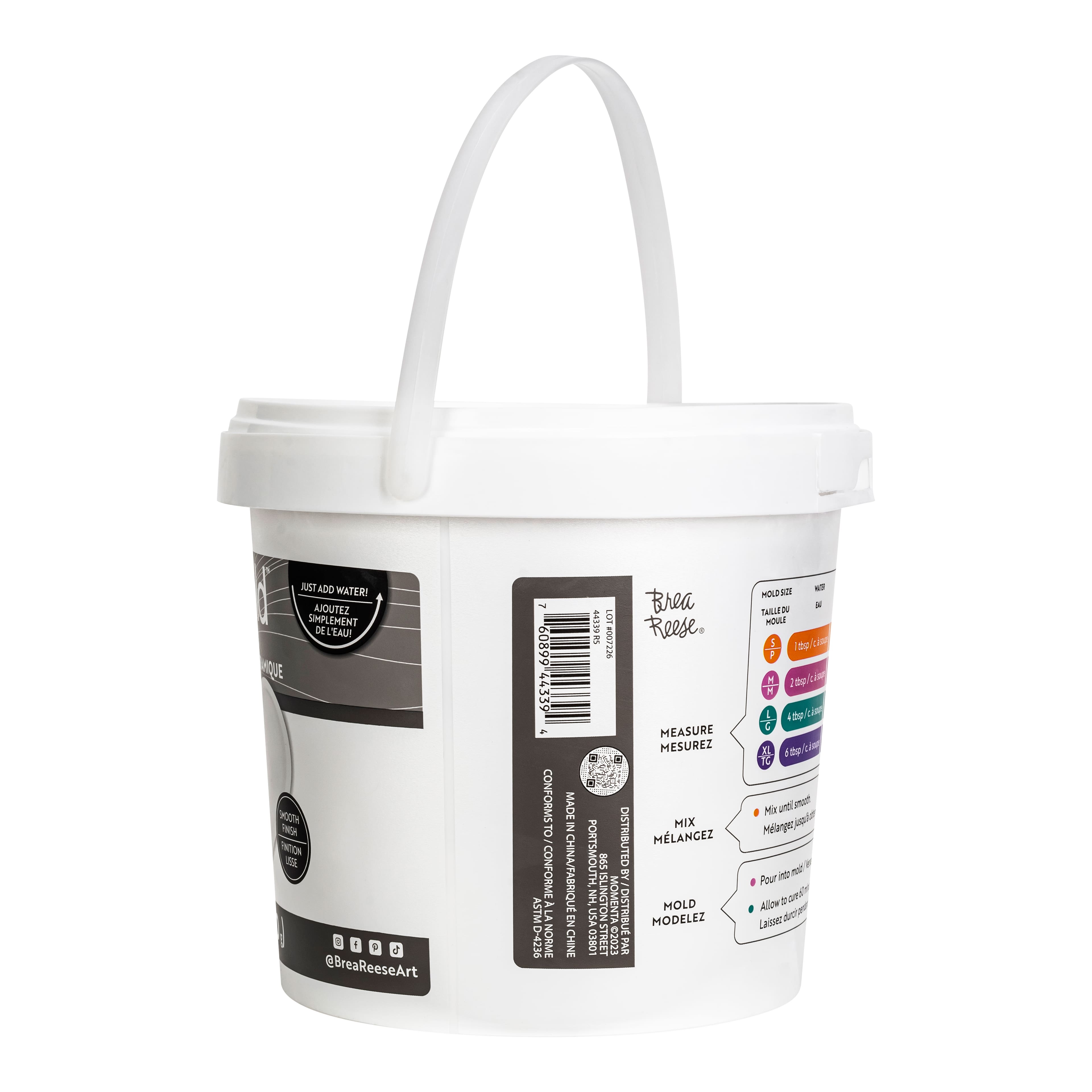 Brea Reese&#xAE; Mix2Mold&#x2122; White Ceramic Resin, 5lb.