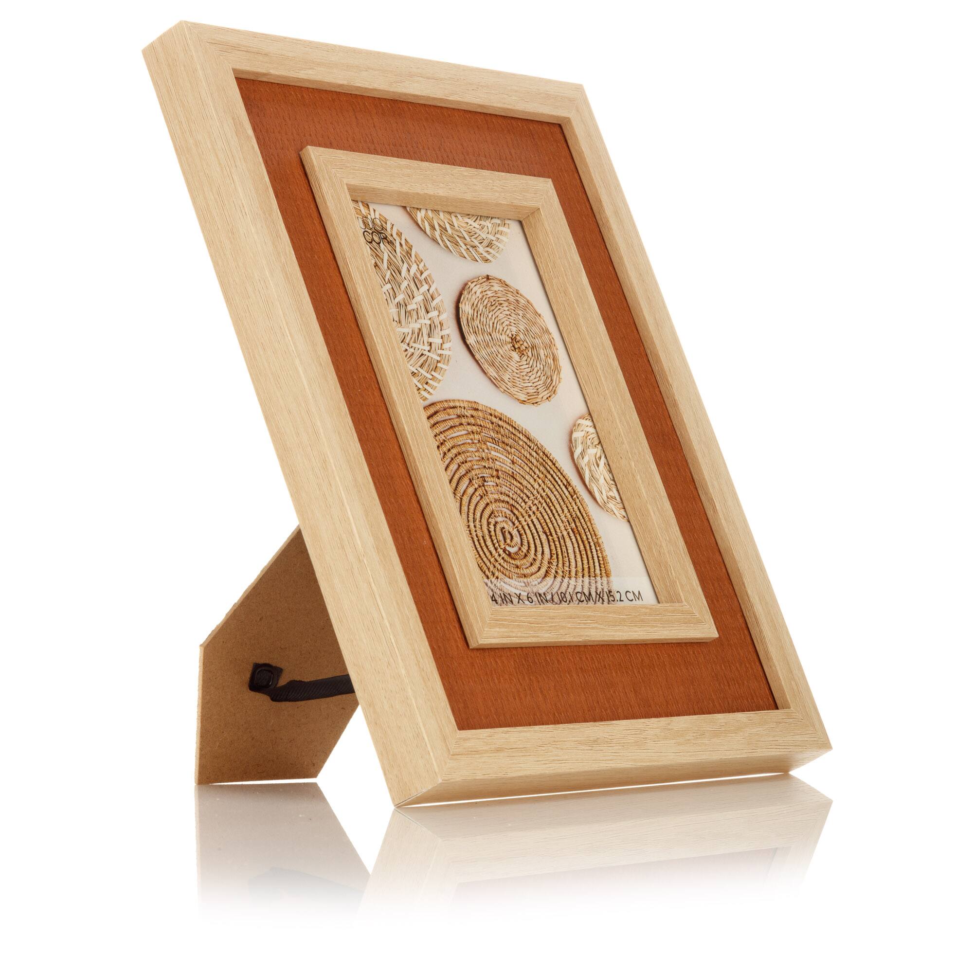 Tan Natural Woven Bohemian 4&#x22; x 6&#x22; Picture Frame by Studio D&#xE9;cor&#xAE;