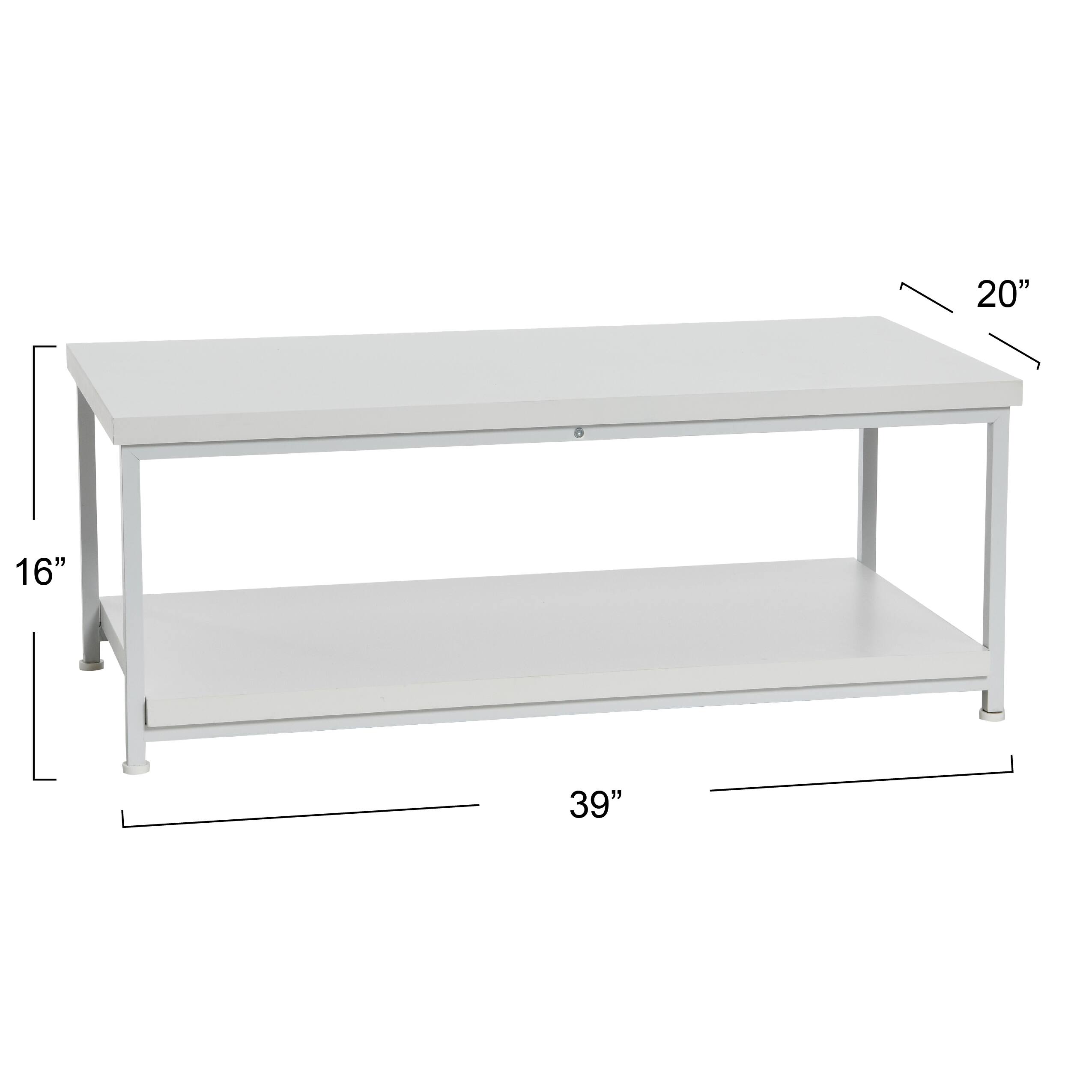 Household Essentials 39&#x22; Jamestown Coffee Table