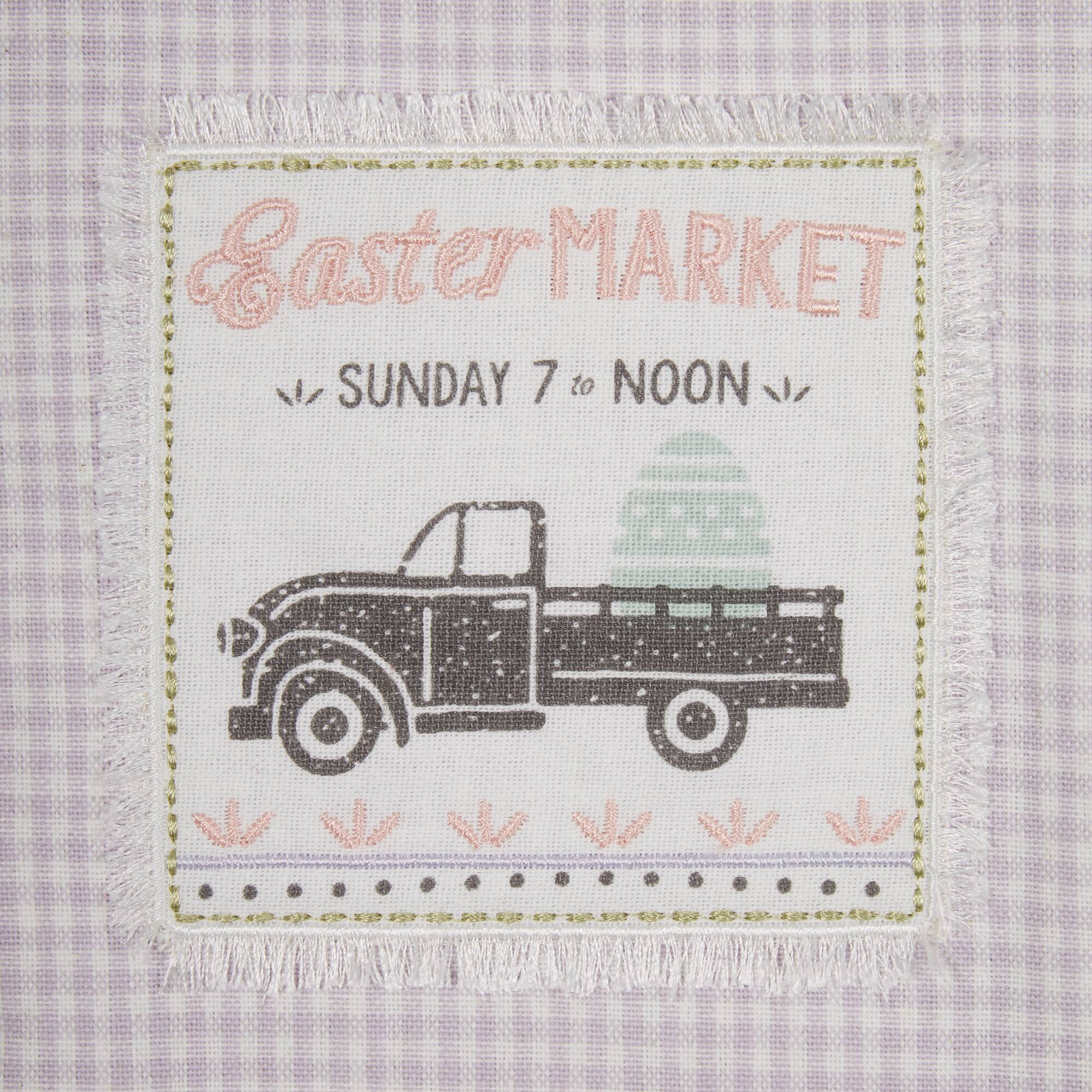 DII® Easter Market Embellished Dishtowel Set