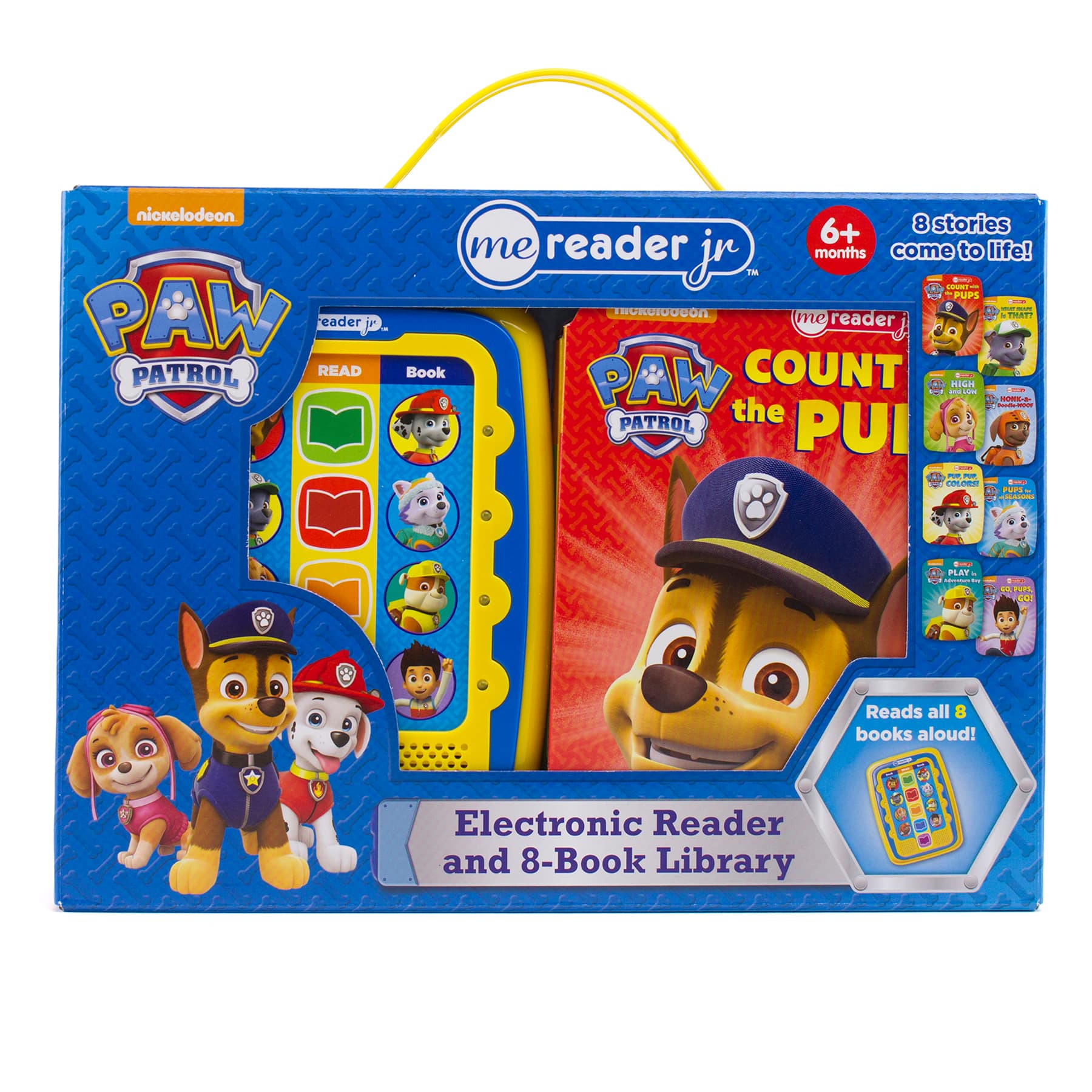 PI Kids Me Reader&#x2122; Jr. Paw Patrol 8 Book Library &#x26; Reader Set