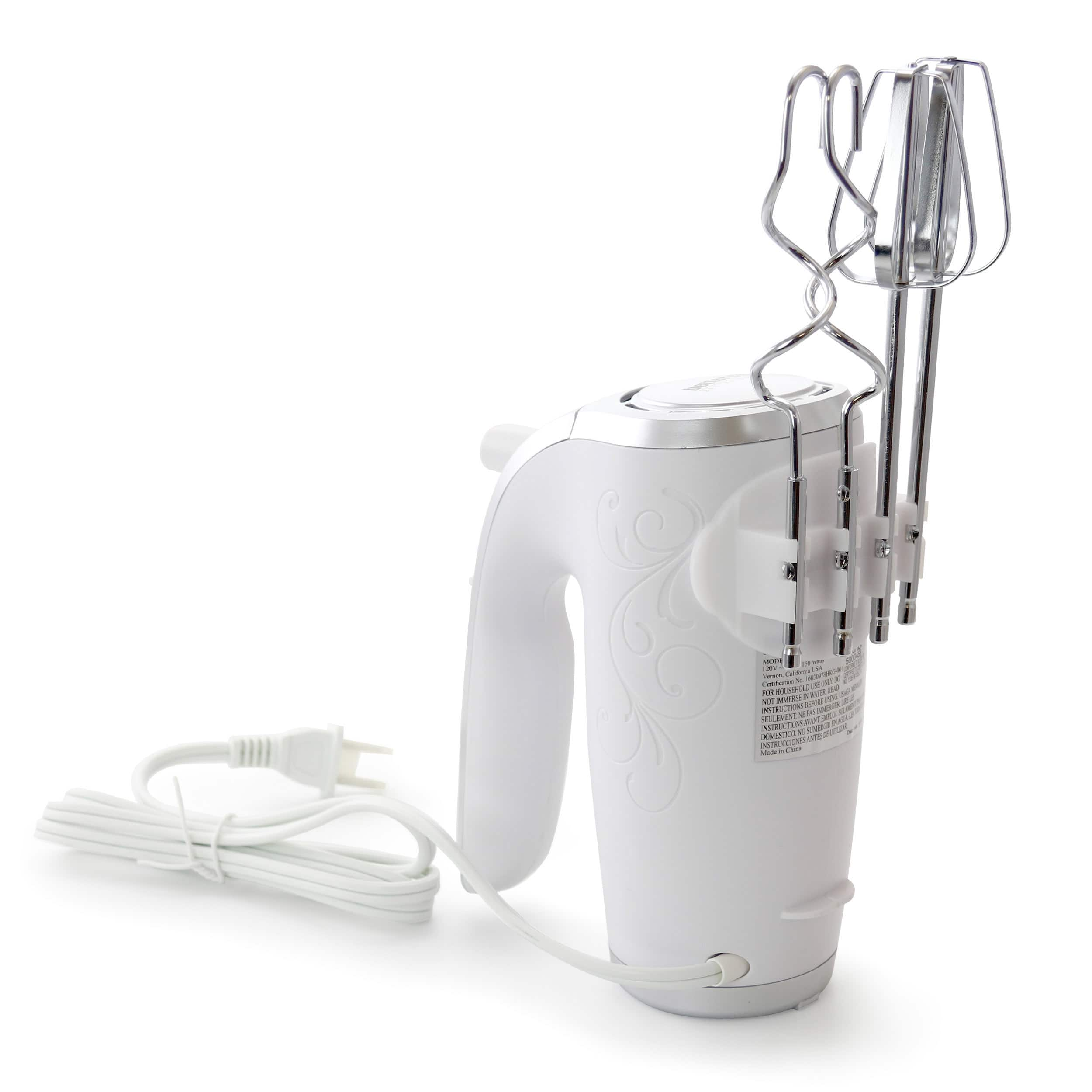 Better Chef White 5-Speed Electric Hand Mixer