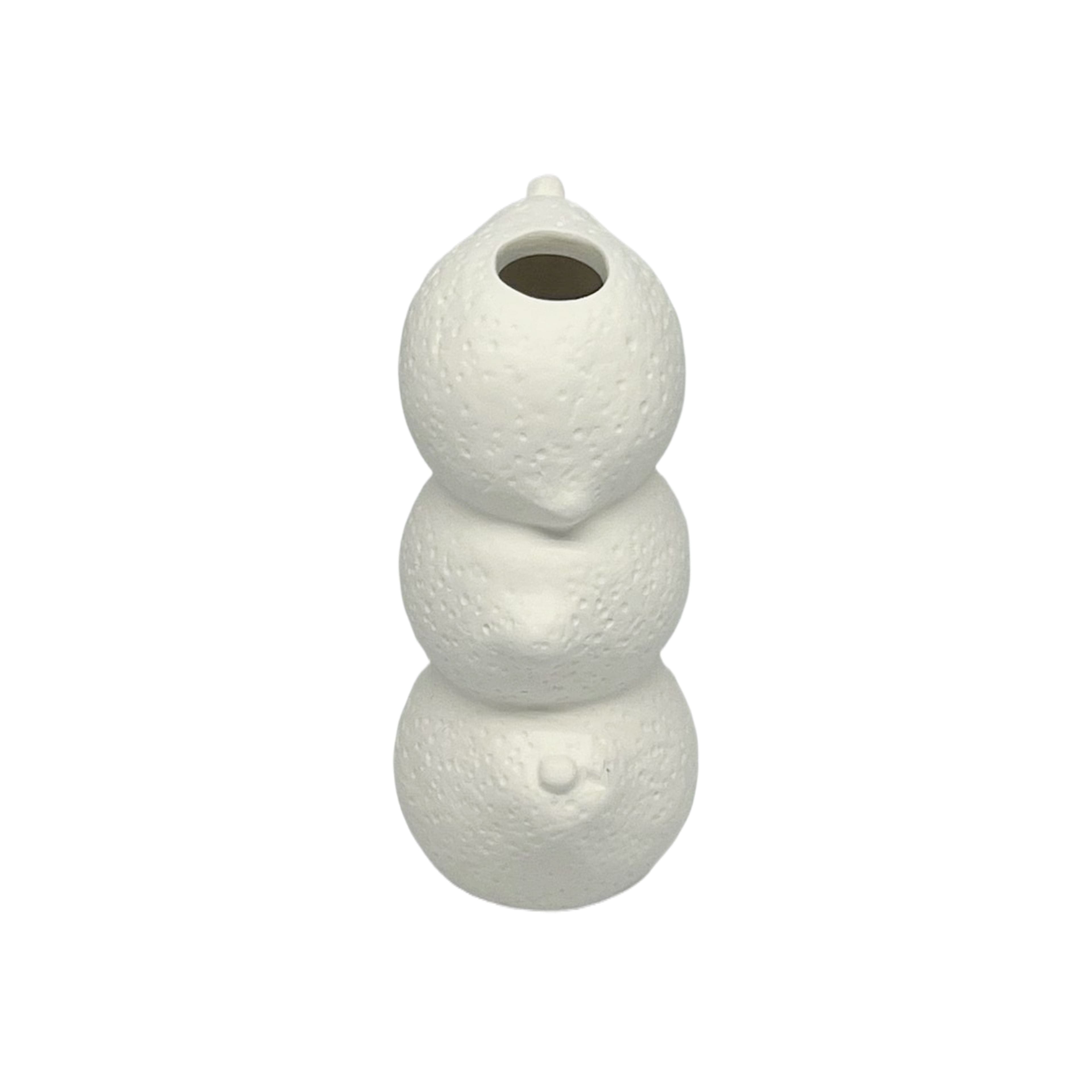 4.5&#x22; Stacked Lemons Bud Vase DIY Ceramic D&#xE9;cor by Make Market&#xAE;