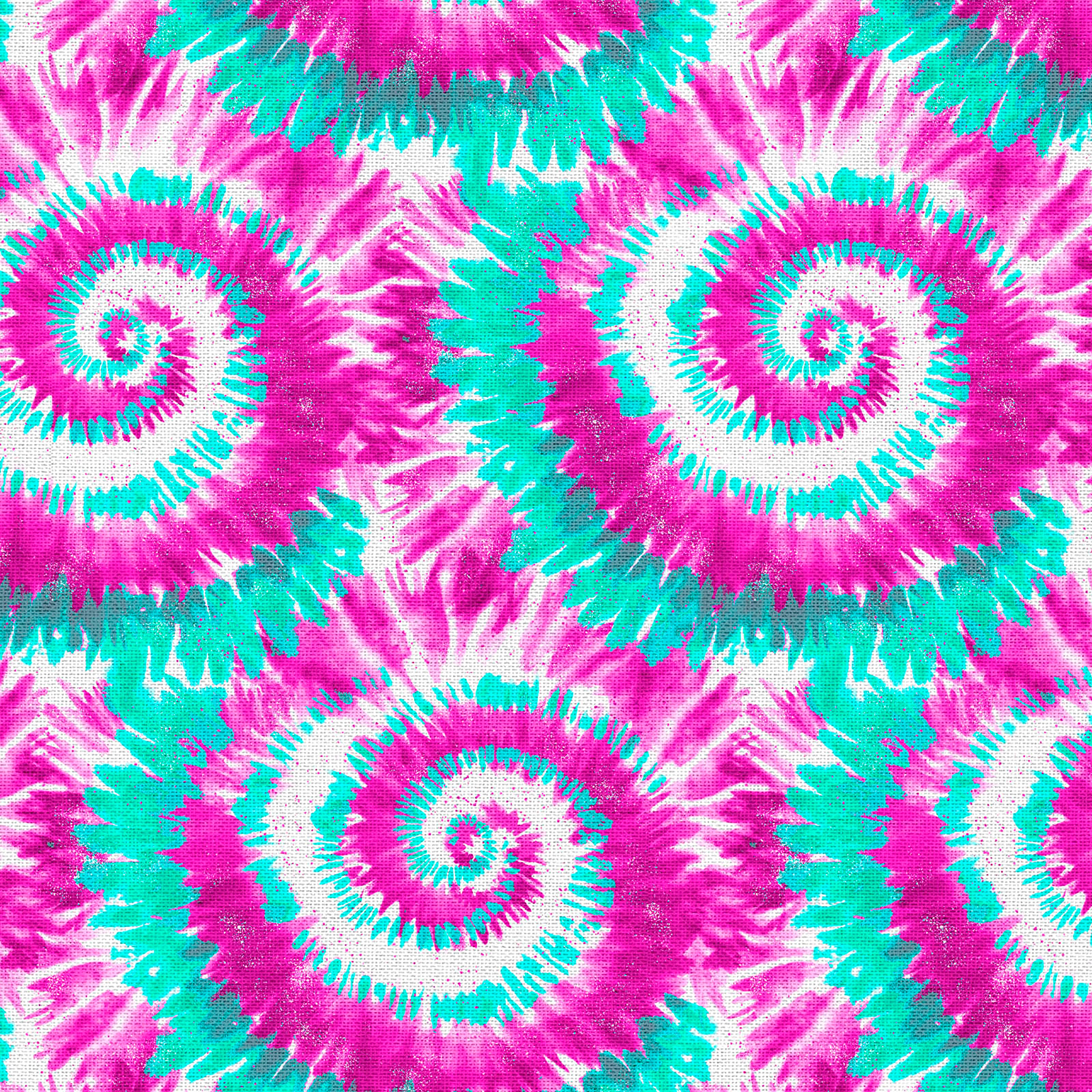 Fabric Editions Pink &#x26; Turquoise Tie Dye Cotton Fabric