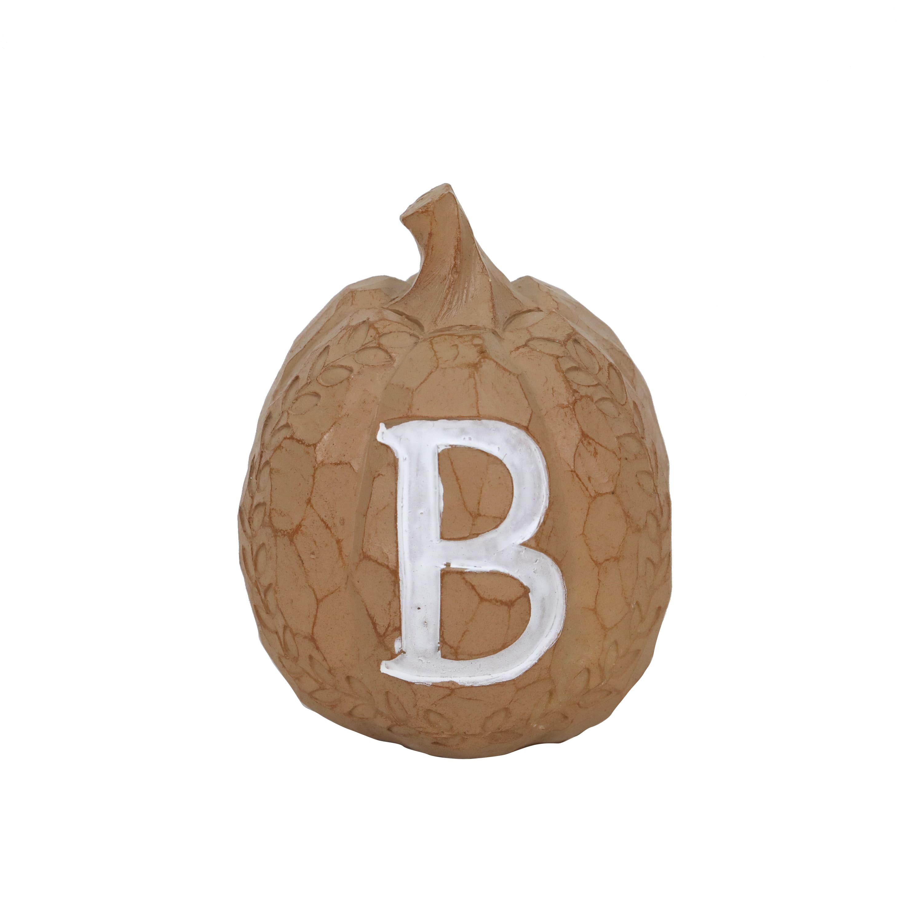4&#x22; Fall Tabletop Pumpkin Monogram Letter by Ashland&#xAE;