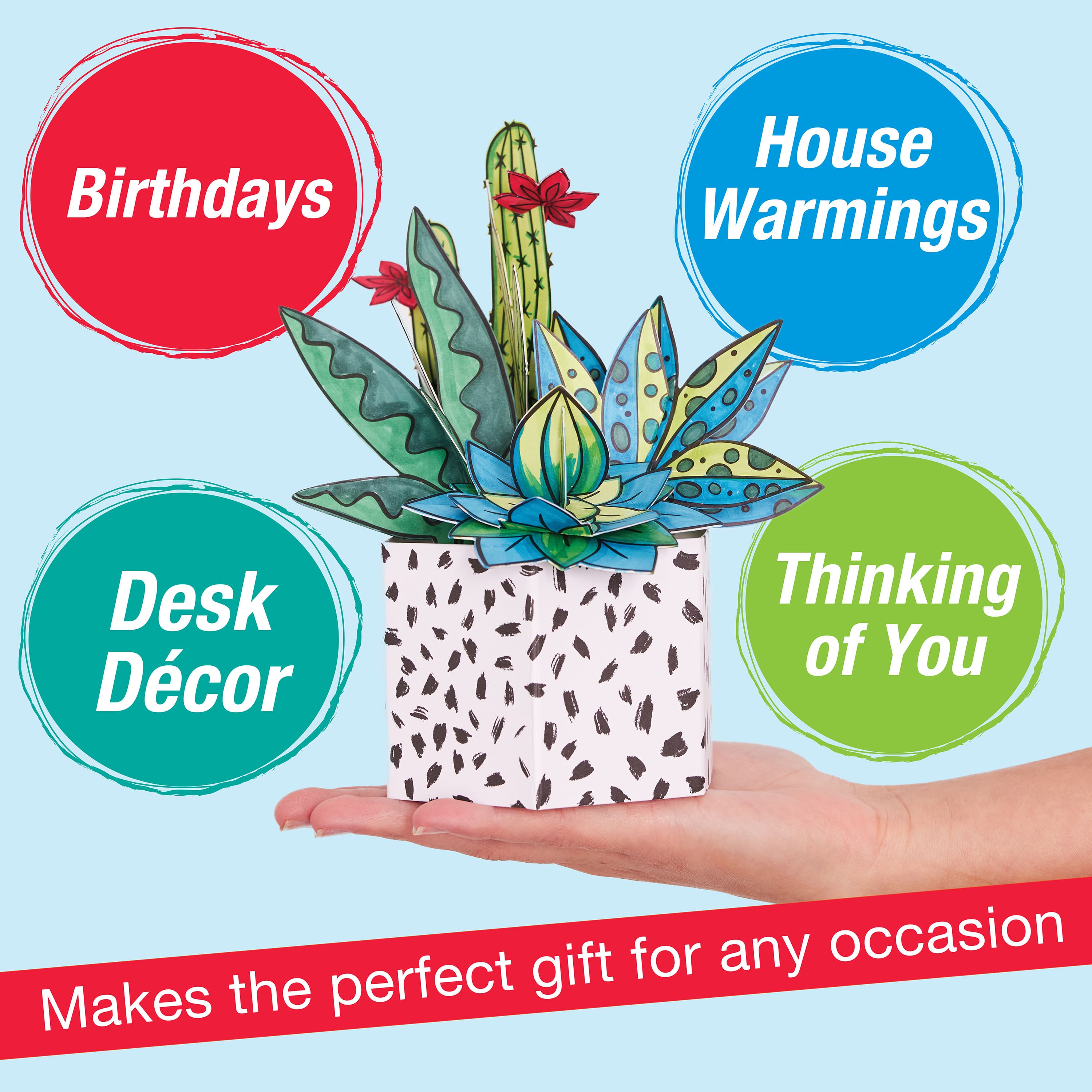 Faber-Castell® Succulents Pop Up Colouring Bouquet